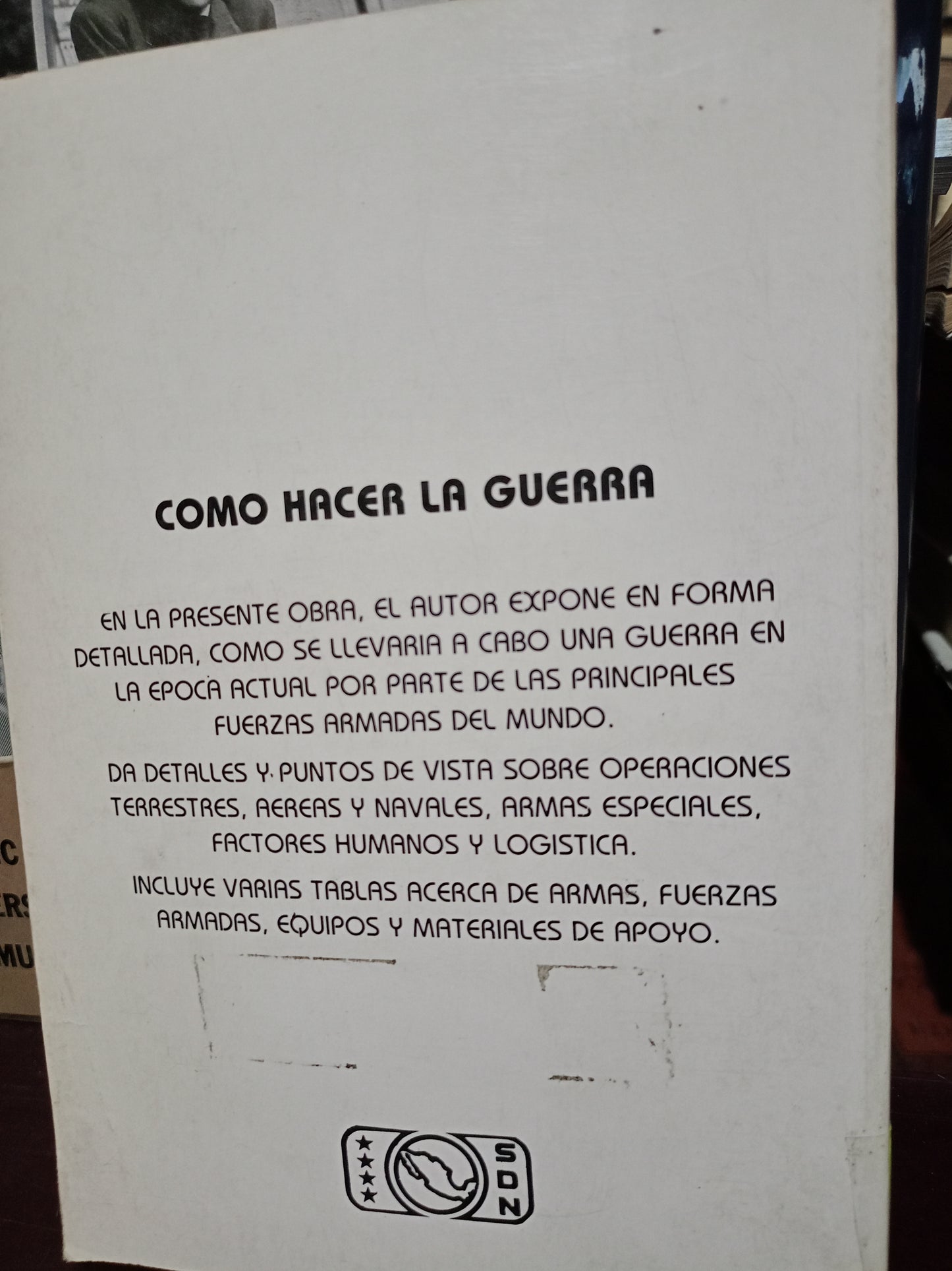 COMO HACER LA GUERRA JAMES  F. DUNNIGAN USADO NOVELA LITERARIO 305