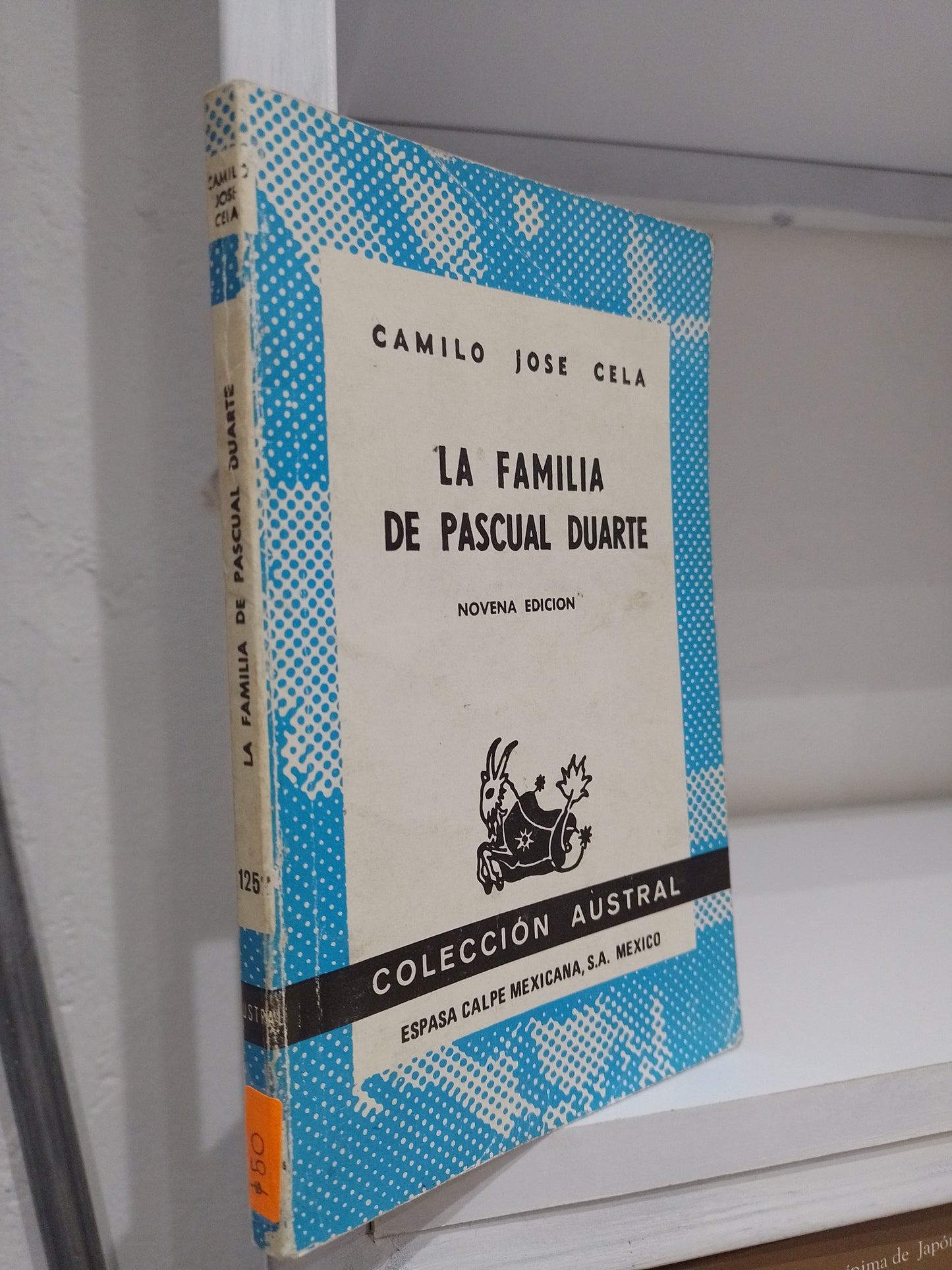 LA FAMILIA DE PASCUAL DUARTE POR CAMILO JOSE CELA USADO NOVELA JUAREZ 515