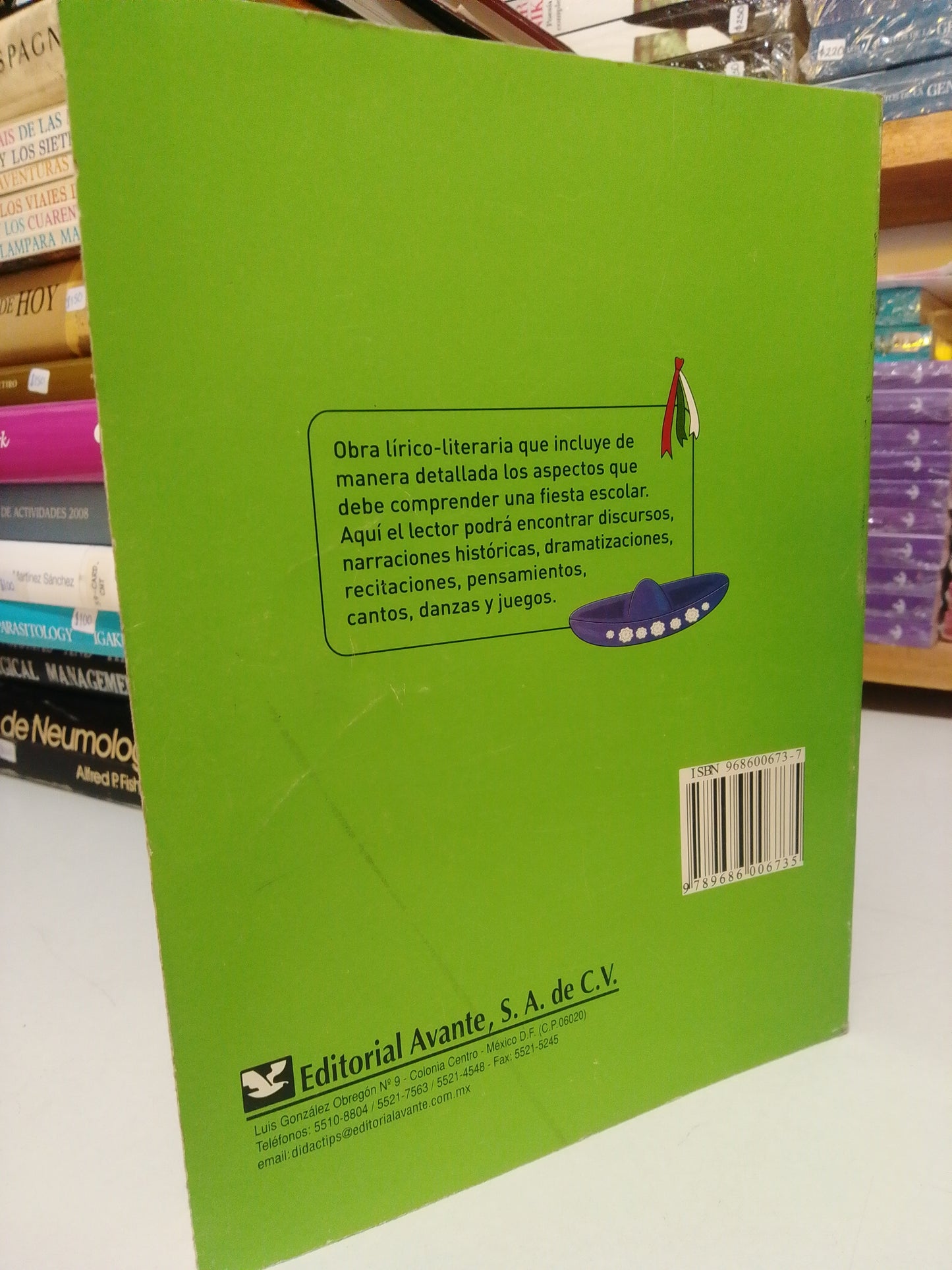 FIESTAS ESCOLARES POR FRANCISCO JAVIER CARRANZA USADO HISTORIA JUÁREZ