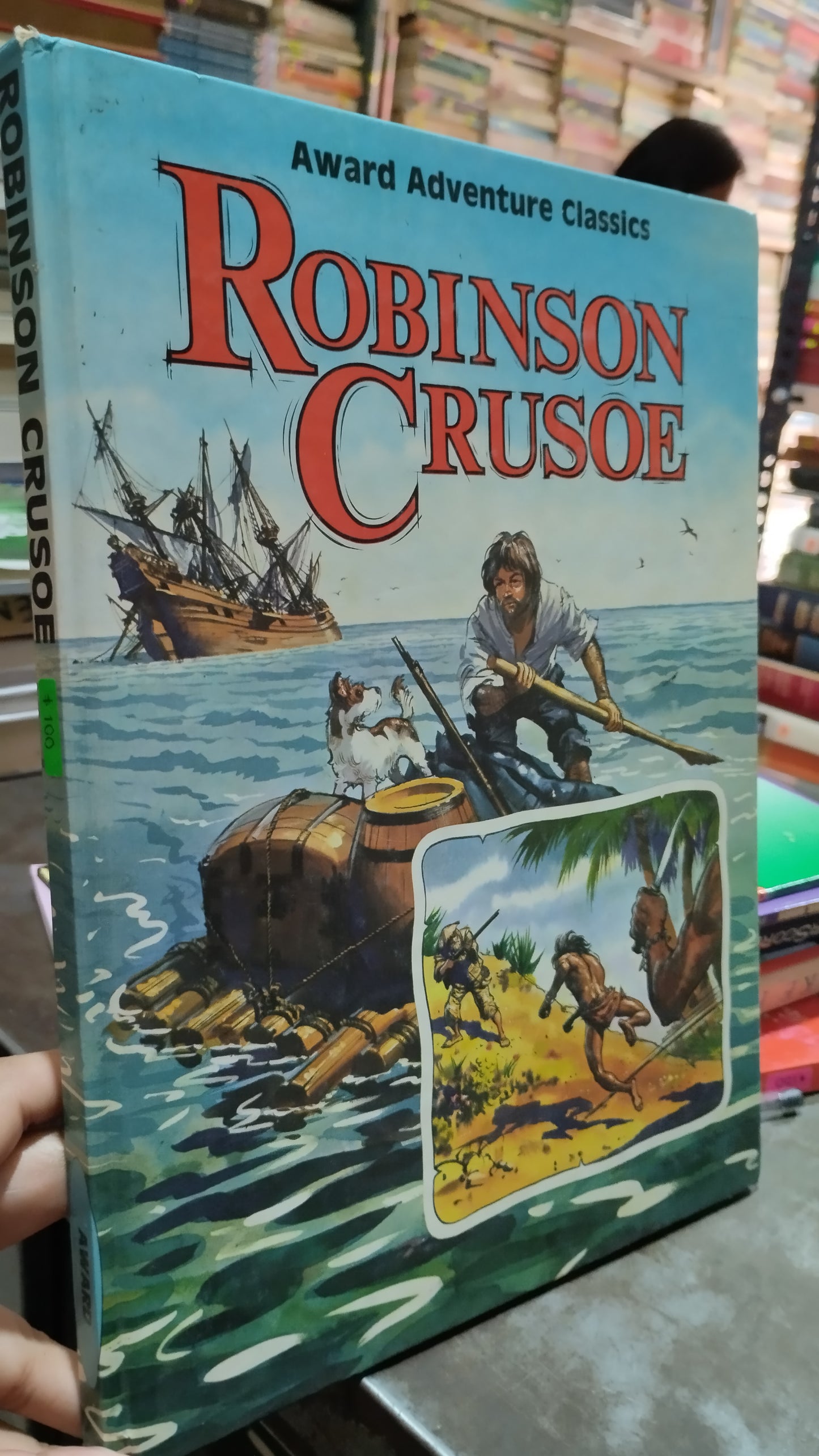 ROBINSON CRUSOE POR AWARD ADVENTURE CLASSICS LIBRO USADO IDIOMAS ALDAMA