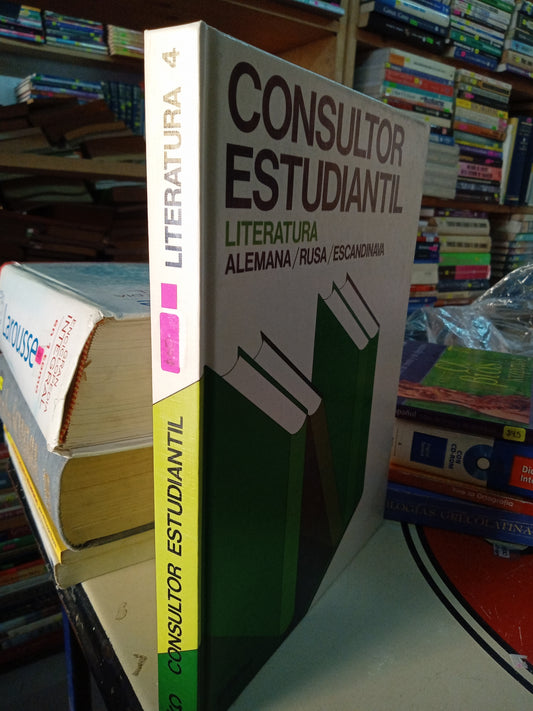 CONSULTOR ESTUDIANTIL LITERATURA ALEMANA RUSA ESCANDINAVA POR ARNOLDO MONDADORI USADO NOVELA LITERARIO 207