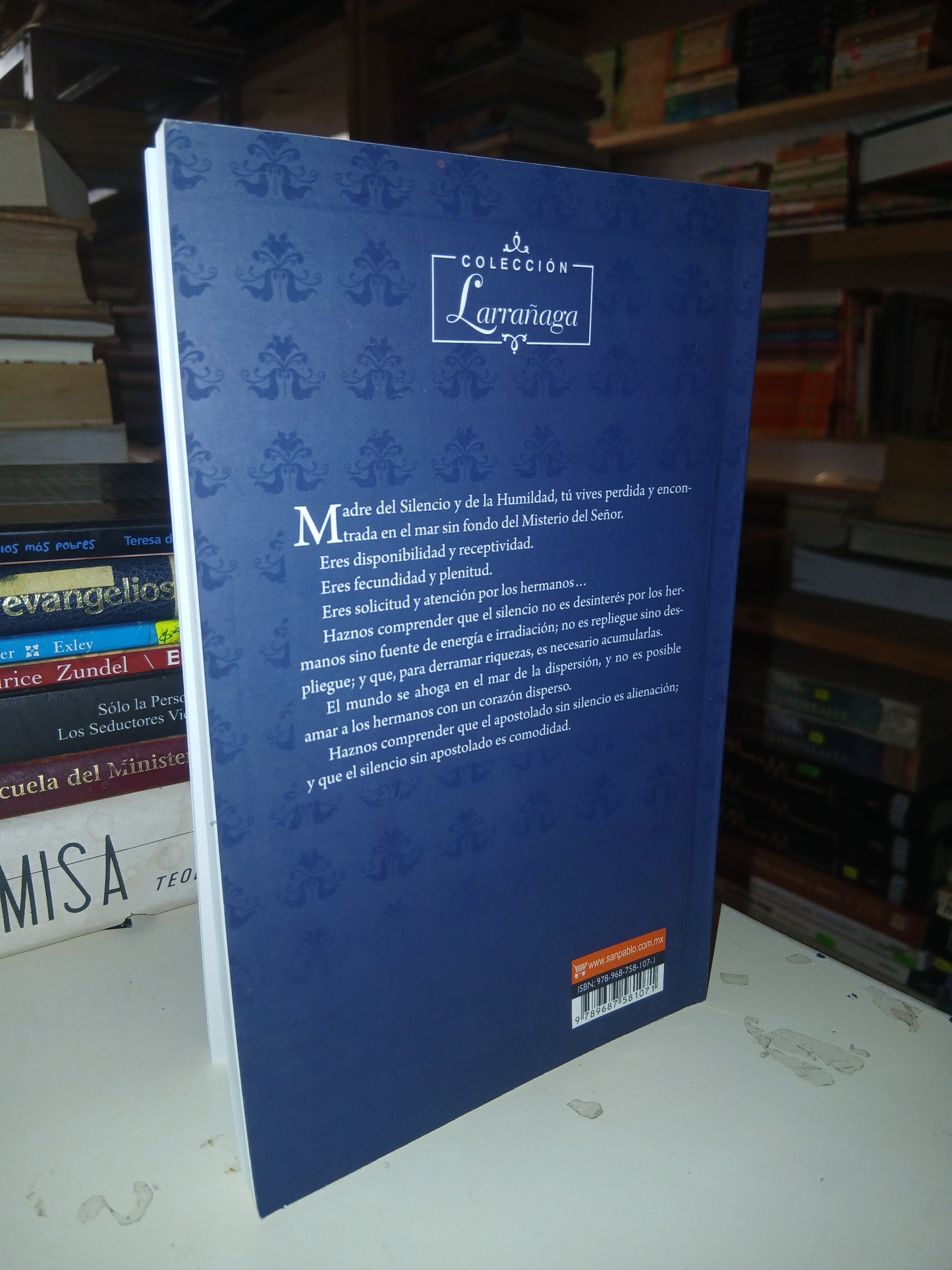 EL SILENCIO DE MARÍA POR IGNACIO LARRAÑAGA USADO RELIGIÓN LITERARIO 207