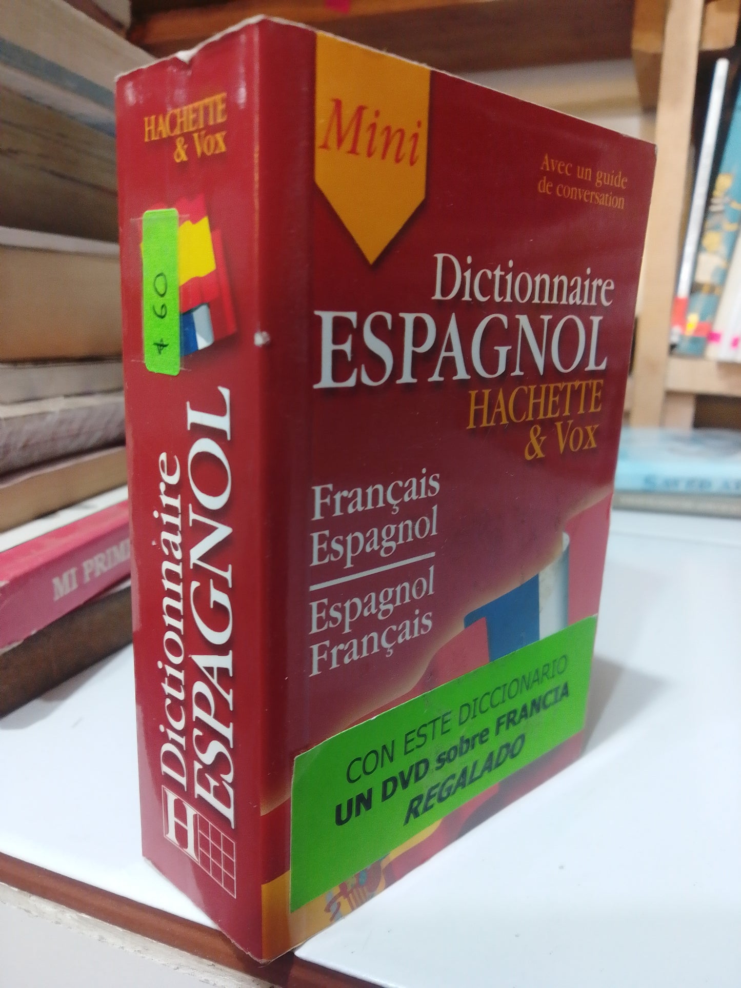 MINI DICCIONARIO ESPAGNOL FRANCES ESPAÑOL USADO IDIOMAS JUAREZ