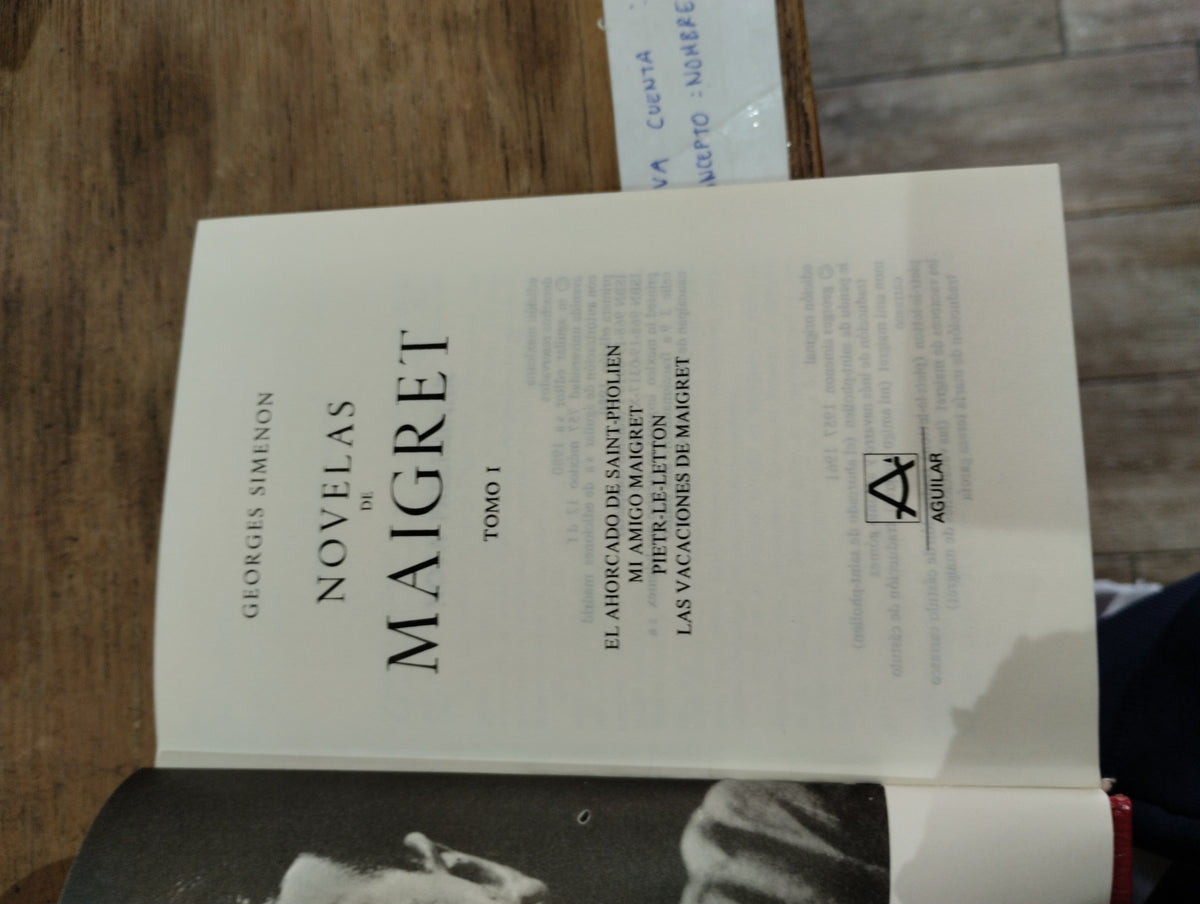 NOVELAS DE MAIGRET TOMO 1 POR GEORGES SIMENON USADO NOVELAS JUAREZ 515