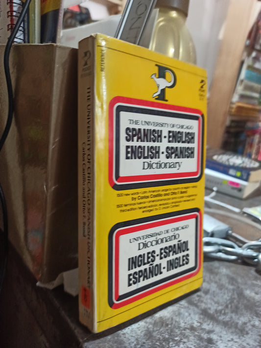 DICCIONARIO ESPAÑOL INGLES POR LA UNIVERSIDAD DE CHICAGO USADO IDIOMAS ALDAMA