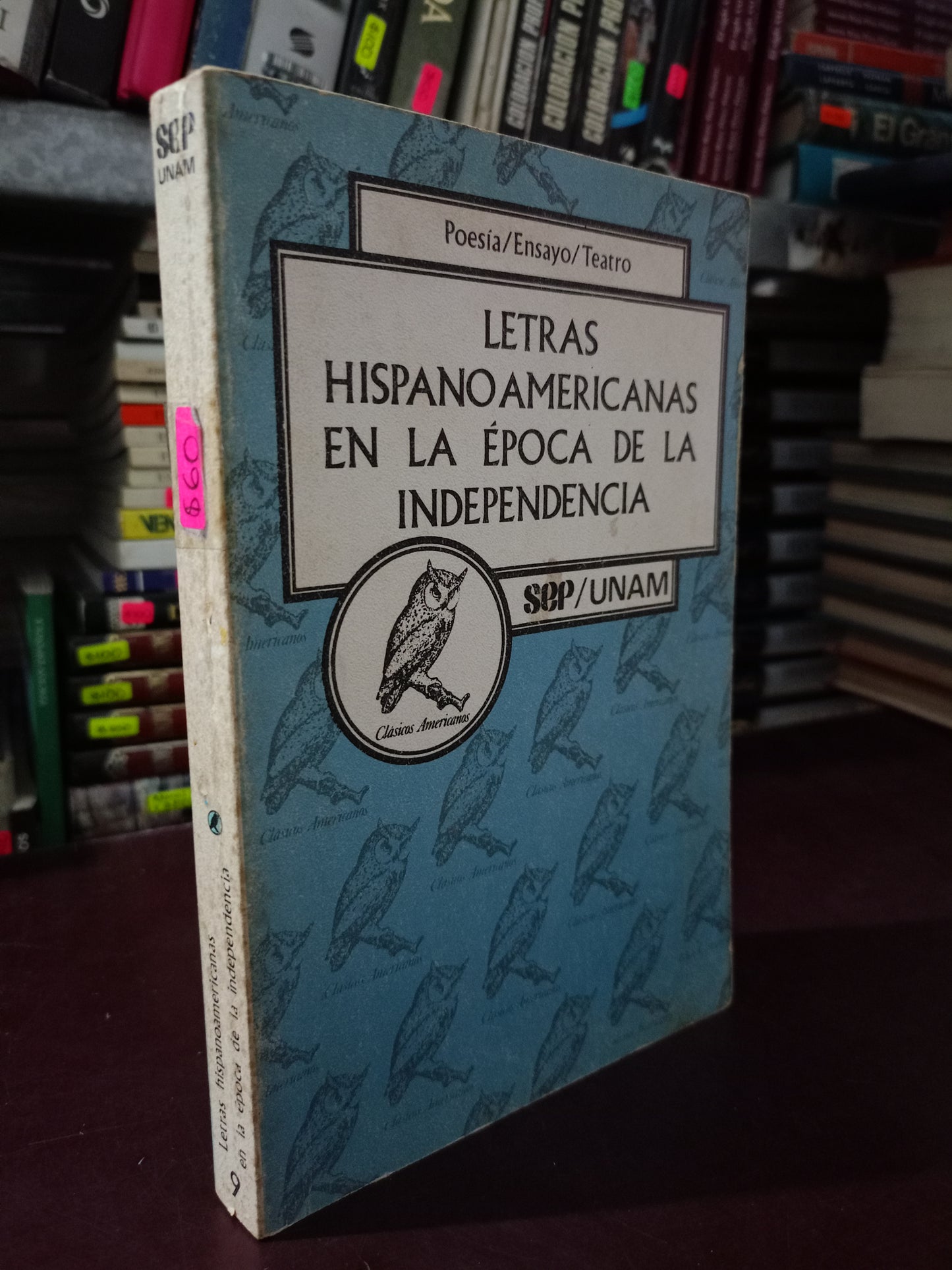 LETRAS HISPANOAMERICANAS EN LA ÉPOCA DE LA INDEPENDENCIA USADO NOVELA LITERARIO 305