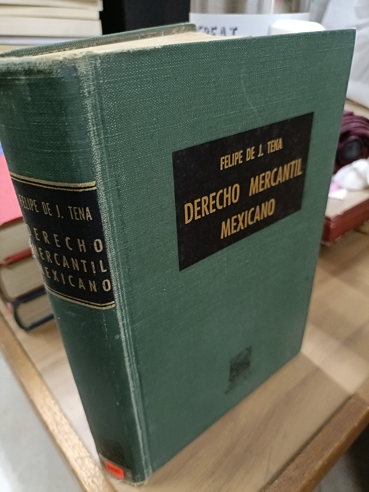 DERECHO MERCANTIL MEXICANO POR FELIPE DE J TENA USADO DERECHO JUAREZ 515