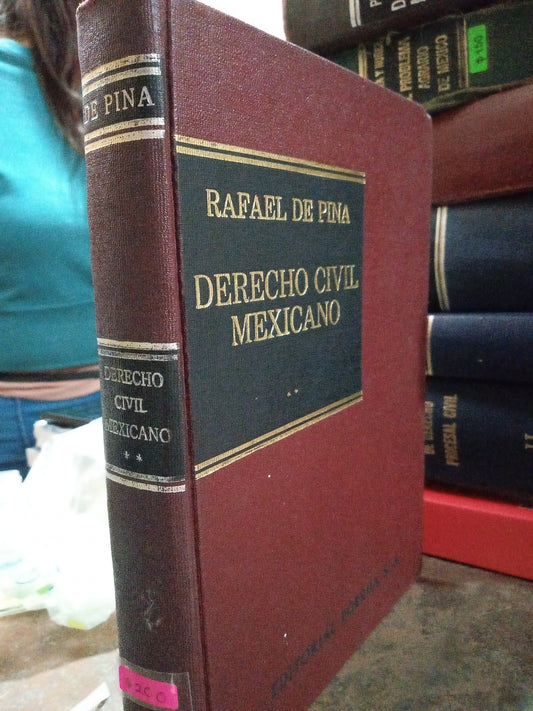 DERECHO CIVIL MEXICANO POR RAFAEL DE PINA USADO DERECHO ALDAMA