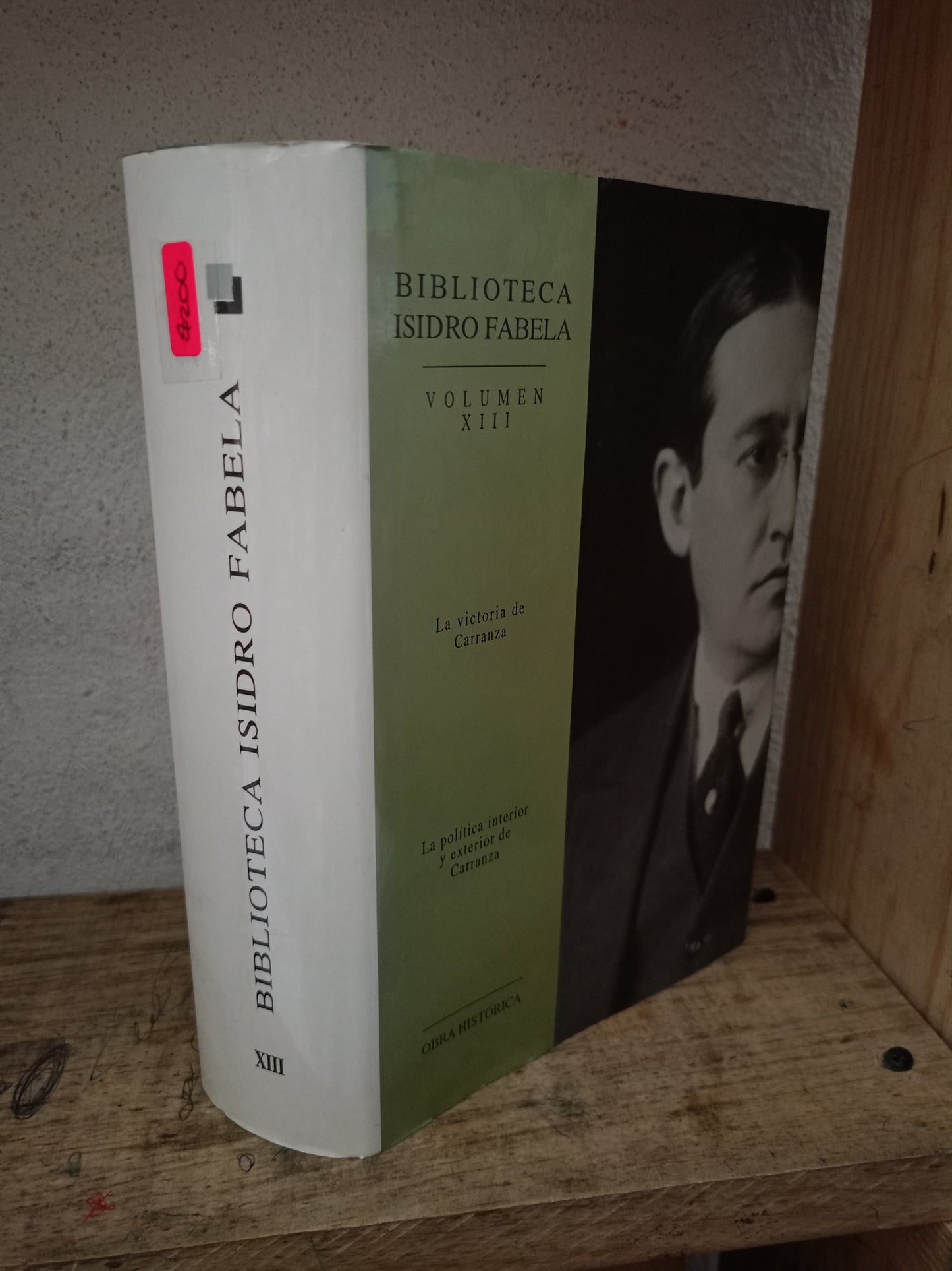 BIBLIOTECA ISIDRO FABELA VOLUMEN XIII USADO HISTORIA LITERARIO 305