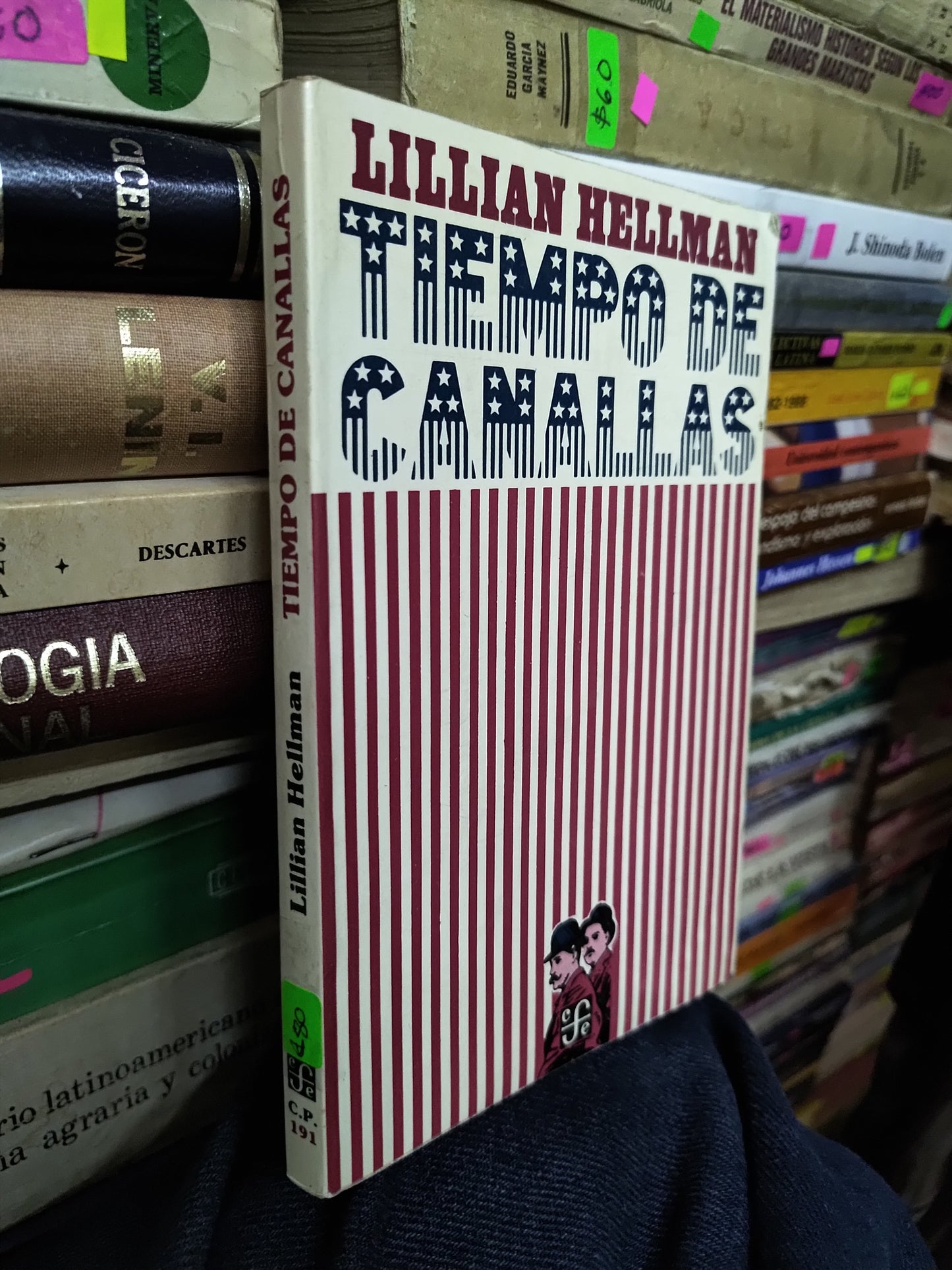 TIEMPO DE CANALLAS POR LILLIAN HELLMAN USADO NOVELAS LITERARIO 207
