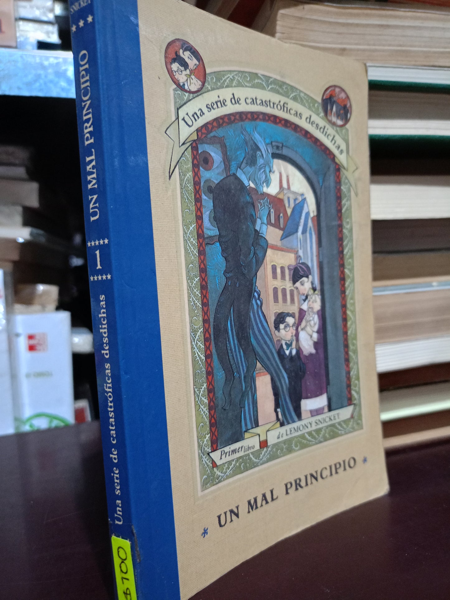 UNA SERIE DE CATASTRÓFICAS DESDICHAS UN MAL PRINCIPIO LEMONY SNICKET USADO NOVELA LITERARIO 305