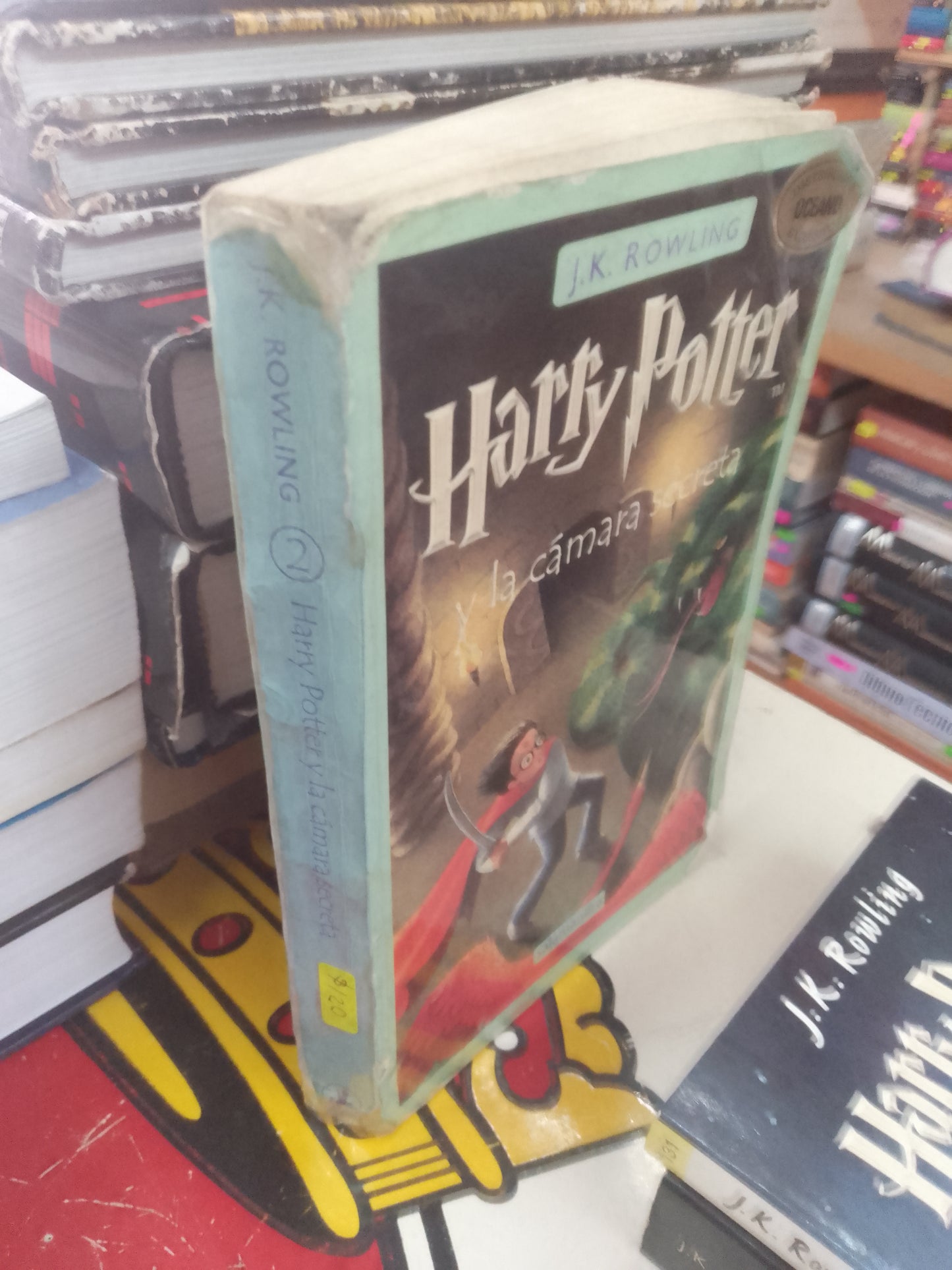 HARRY POTTER Y LA CAMARA SECRETA POR J K ROWLING USADO NOVELA LITERARIO 207