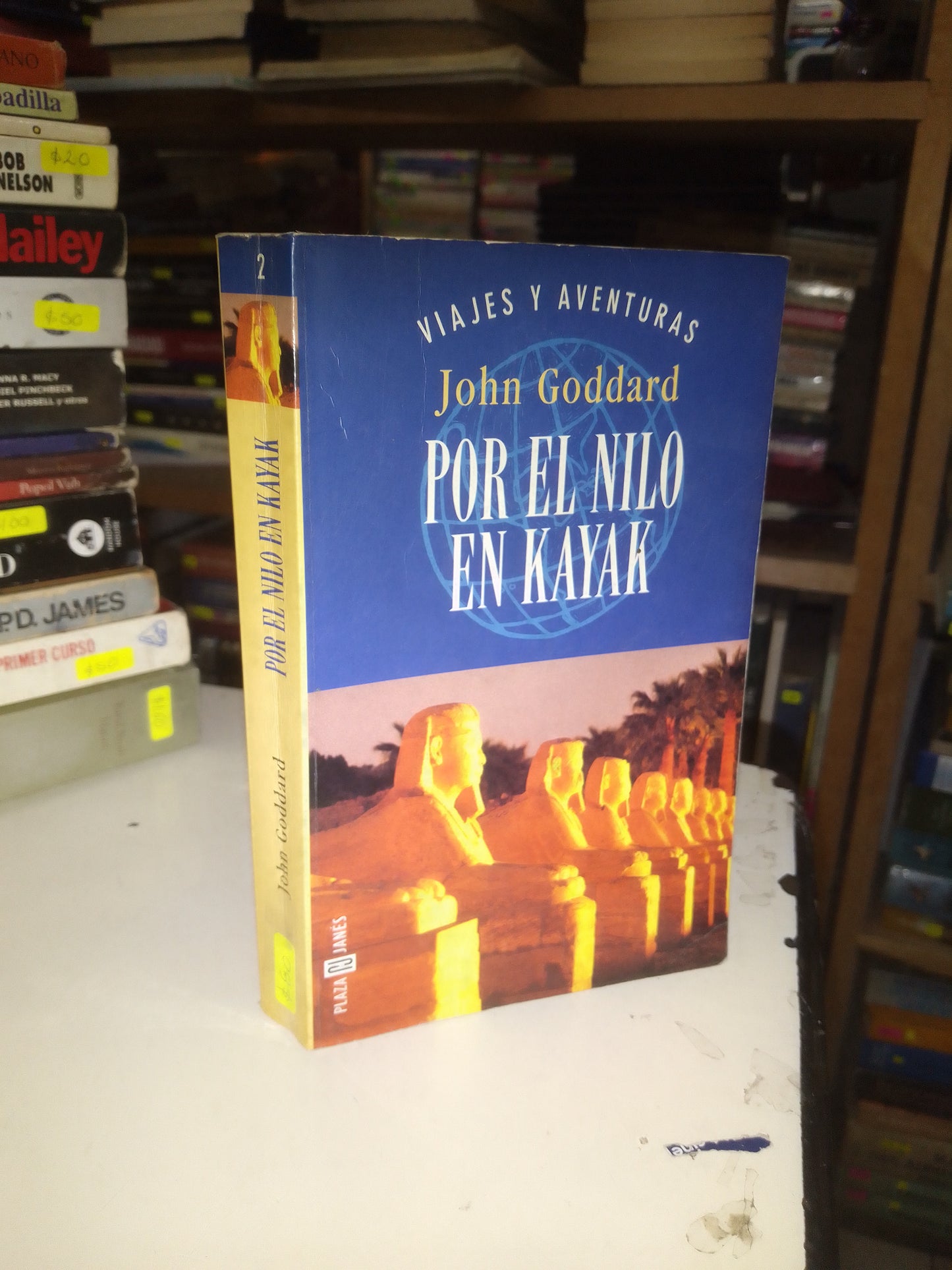 POR EL NILO EN KAYAK POR JOHN GODDARD USADO NOVELA LITERARIO 207