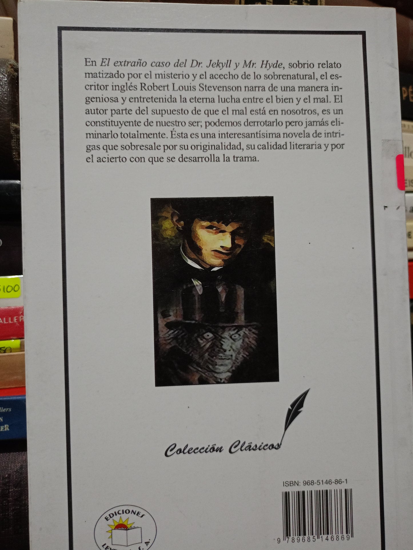 EL EXTRAÑO CASO DEL DR. JEKYLL Y MR. HYDE ROBERT L. STEVENSON USADO NOVELA LITERARIO 305