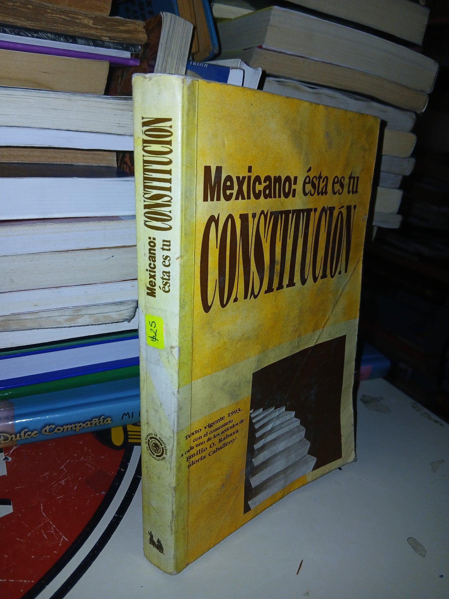 MEXICANO: ÉSTA ES TU CONSTITUCIÓN POR EMILIO O. RABASA Y GLORIA CABALLERO USADO DERECHO LITERARIO 207