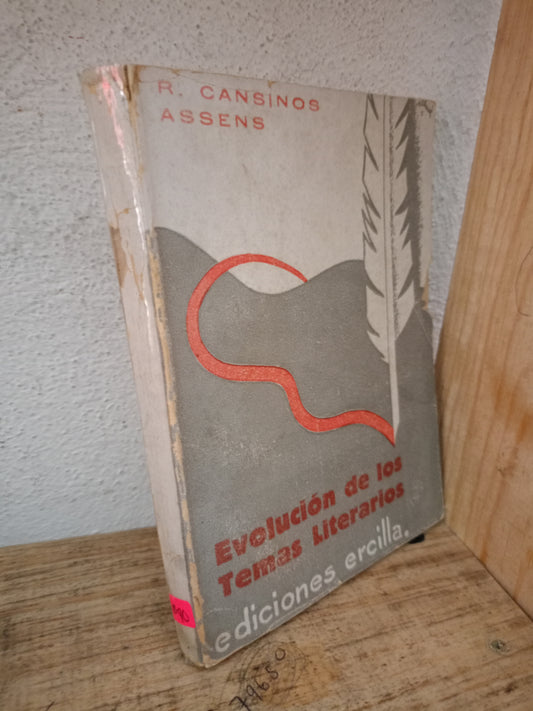 EVOLUCION DE LOS TEMAS LITERARIOS R. CASINOS ASSENS USADO NOVELA LITERARIO 305