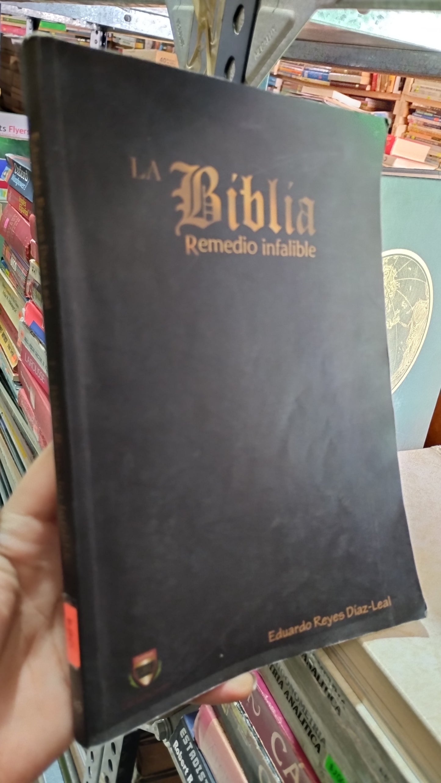 LA BIBLIA REMEDIO INFALIBLE POR EDUARDO REYES DIAZ LEAL LIBRO USADO RELIGION ALDAMA