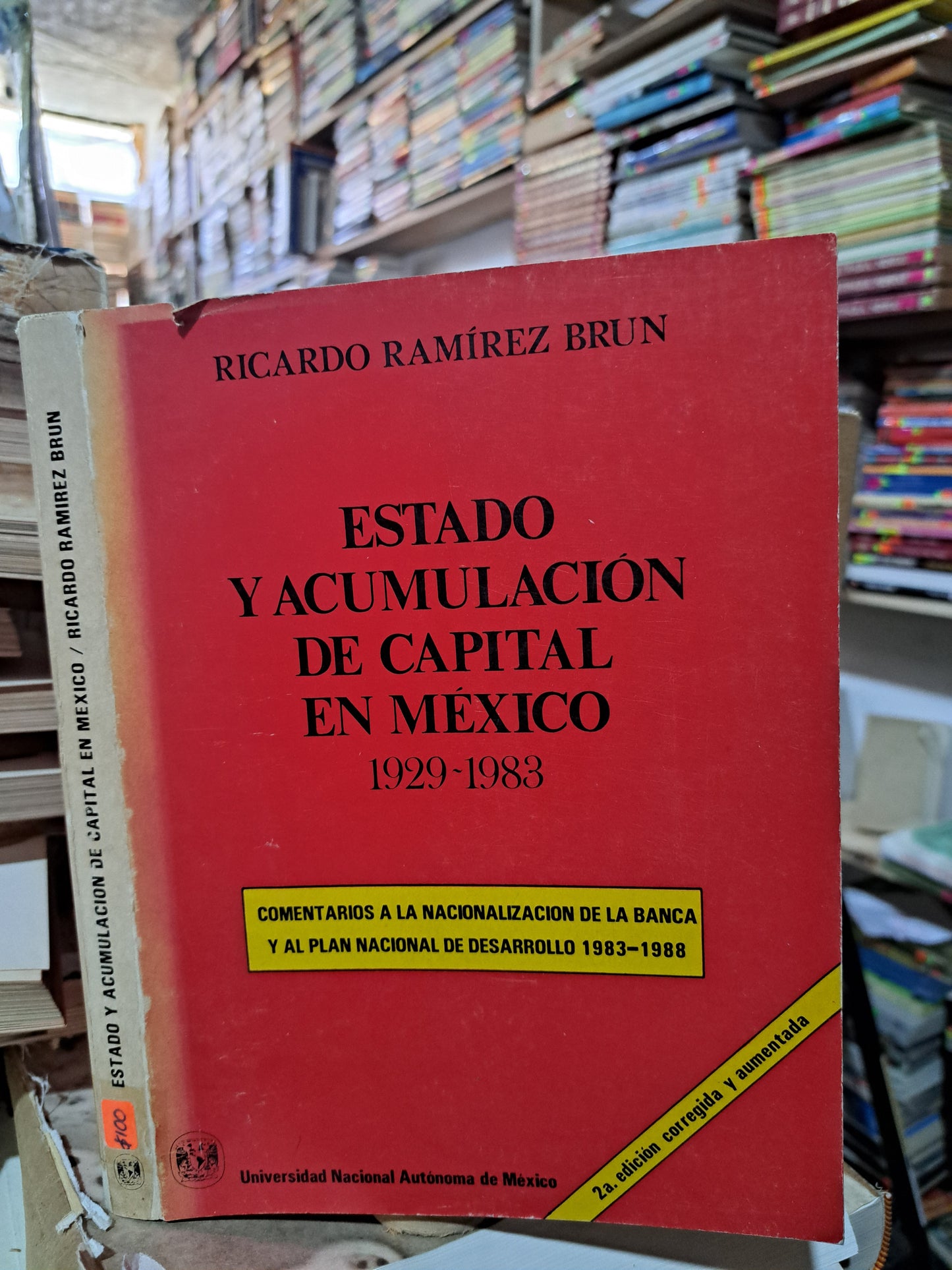 ESTADO Y ACUMULACIÓN DE CAPITAL EN MÉXICO 1929-1983 RICARDO RAMÍREZ BRUN USADO ESTADO DE MÉXICO ALDAMA