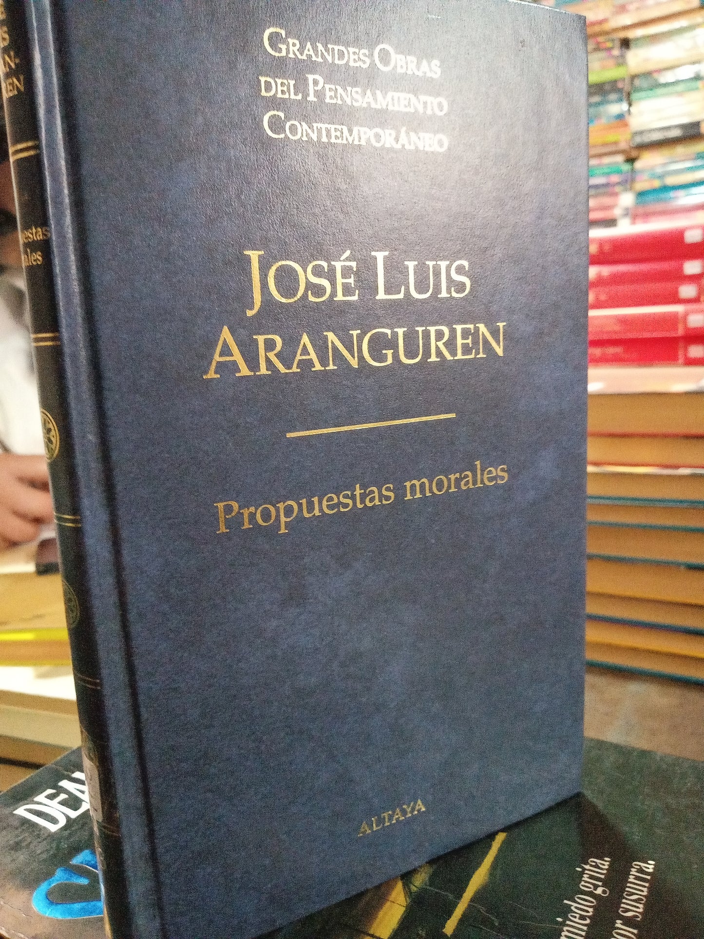 PROPUESTAS MORALES POR JOSE LUIS ARANGUREN USADO NOVELA ALDAMA