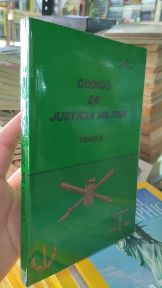 CODIGO DE JUSTICIA MILITAR TOMO II POR EL TALLER AUTO GRÁFICO LIBRO USADO HISTORIA ALDAMA