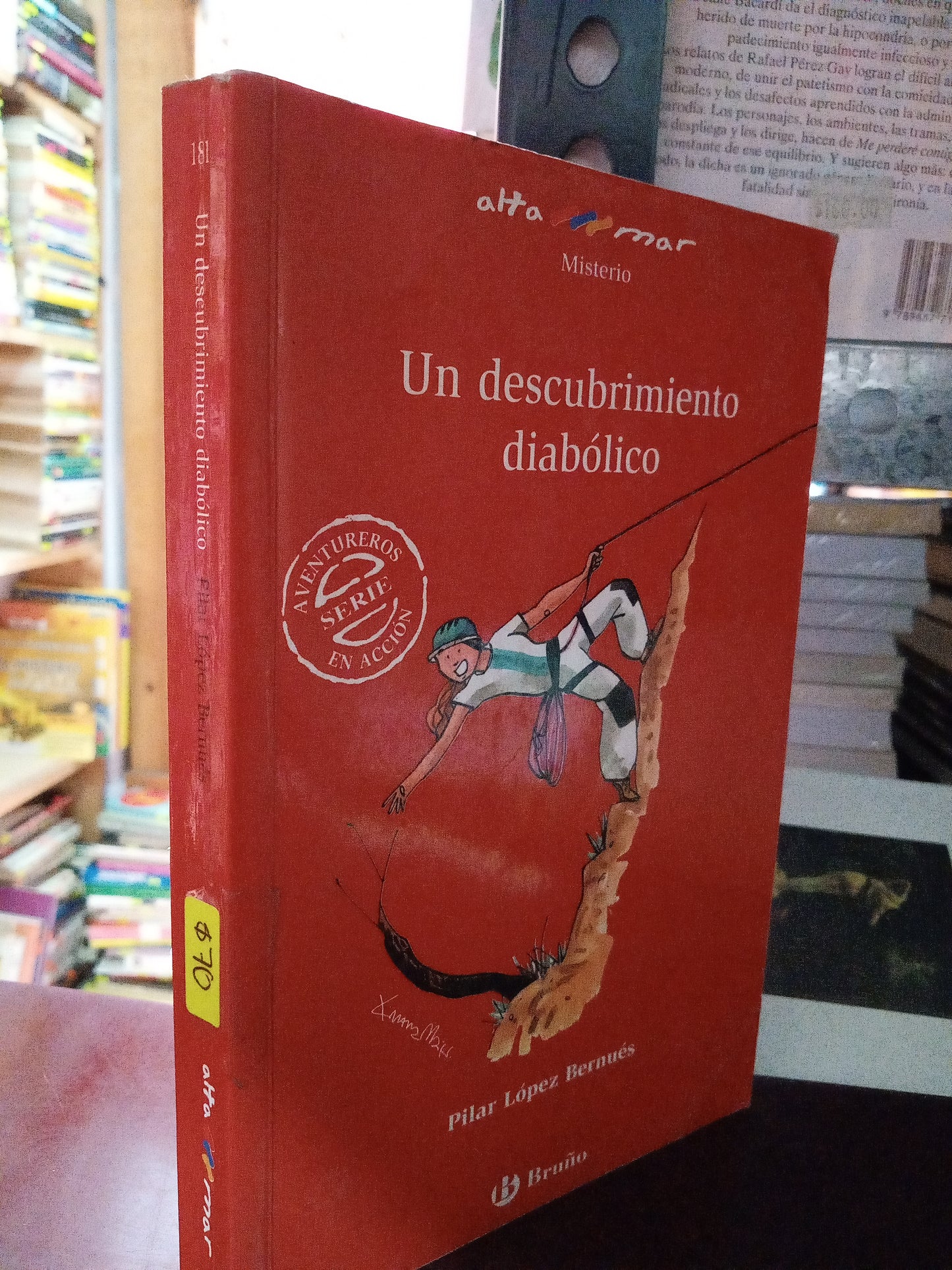 UN DESCUBRIMIENTO DIABÓLICO PILAR LOPEZ BERNUES USADO INFANTIL LITERARIO 305