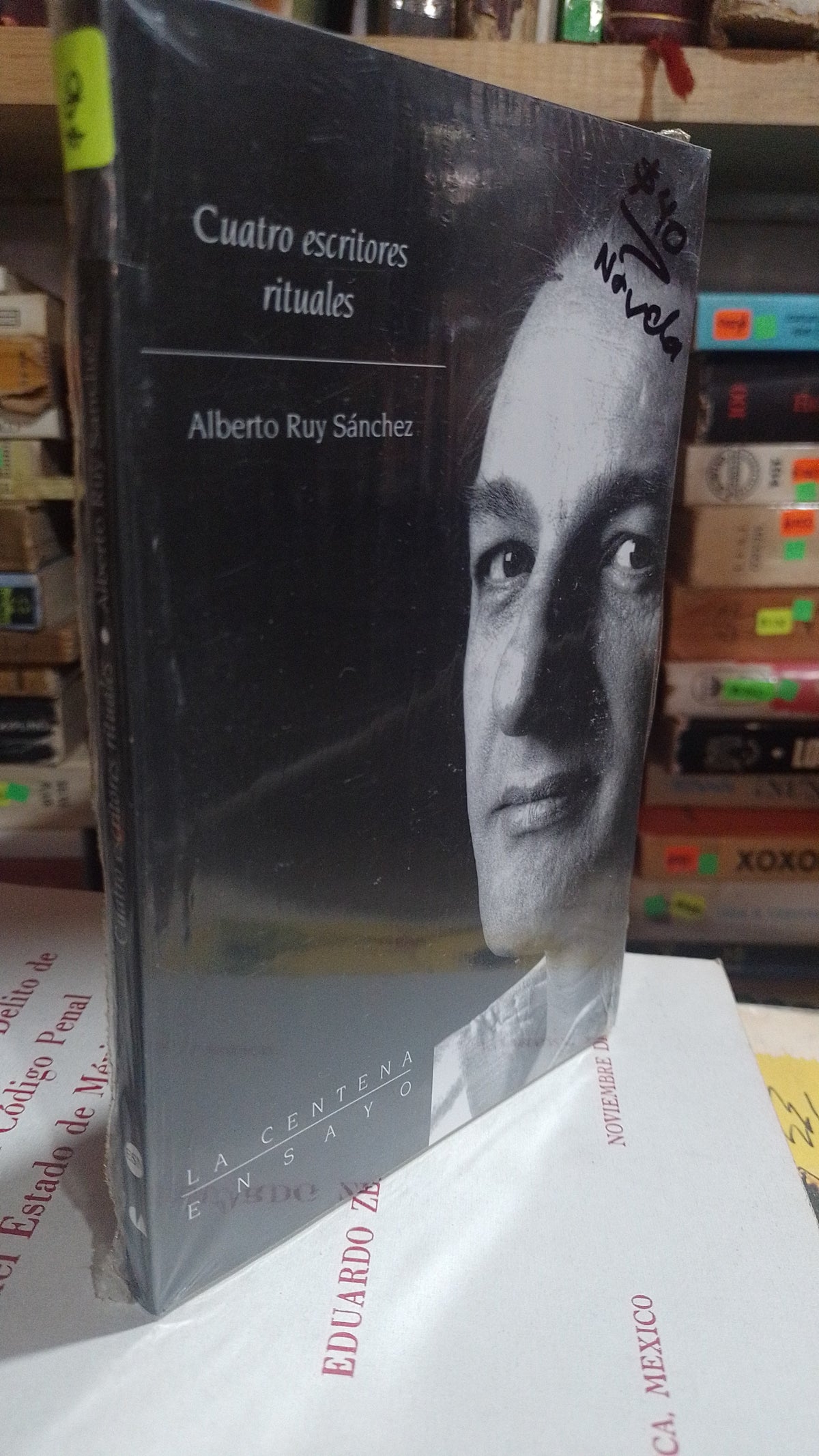 CUATRO ESCRITORES RITUALES POR ALBERTO RUY SANCHEZ USADO NOVELA ALDAMA