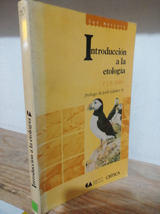 INTRODUCCION A LA ETOLOGIA POR P.J.B. SLATER USADO EDUCACION JUAREZ