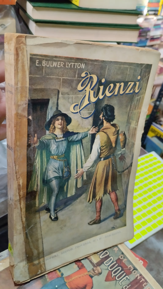RIENZI POR E BULWER LITTON LIBRO USADO ANTIGUO ALDAMA