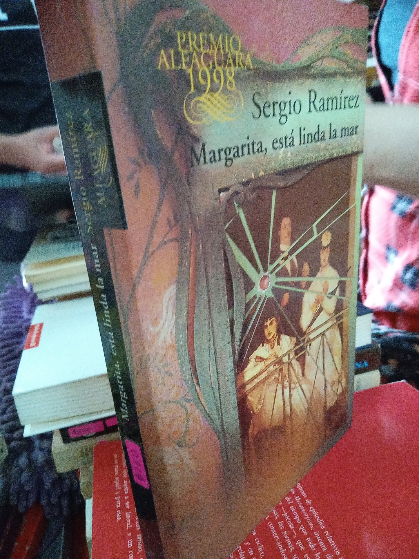 MARGARITA ESTA LINDA LA MAR POR SERGIO RAMIREZ USADO NOVELA LITERARIO 207