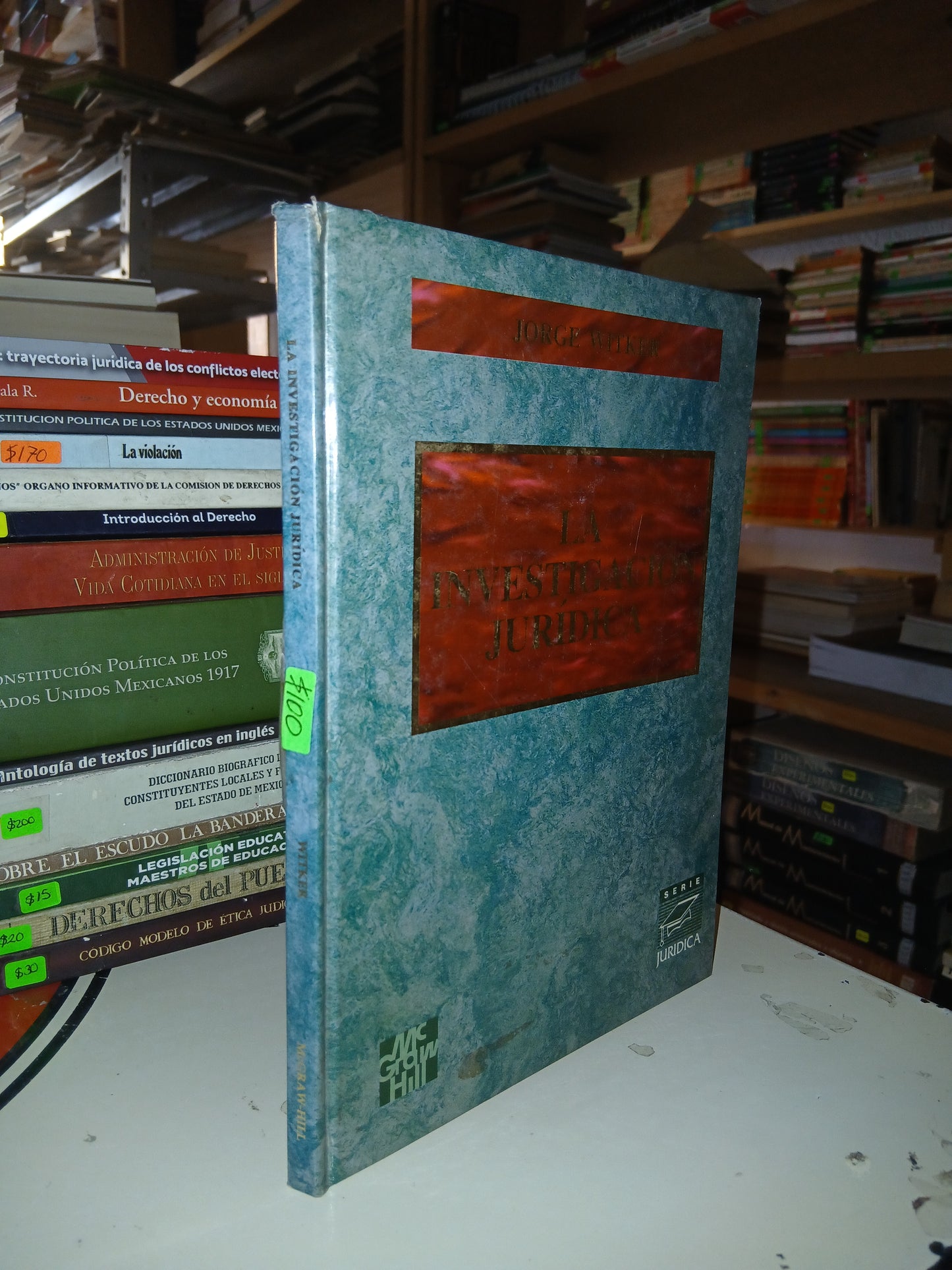 LA INVESTIGACIÓN JURÍDICA POR JORGE WITKER USADO DERECHO LITERARIO 207