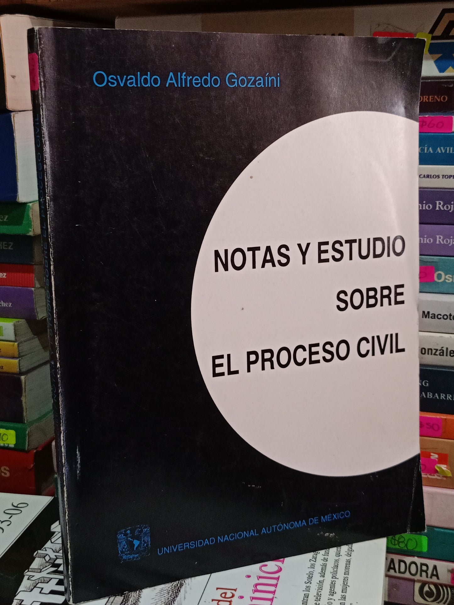 NOTAS Y ESTUDIO SOBRE EL PROCESO CIVIL POR OSVALDO ALFREDO GOZAINI USADO DERECHO LITERARIO 305