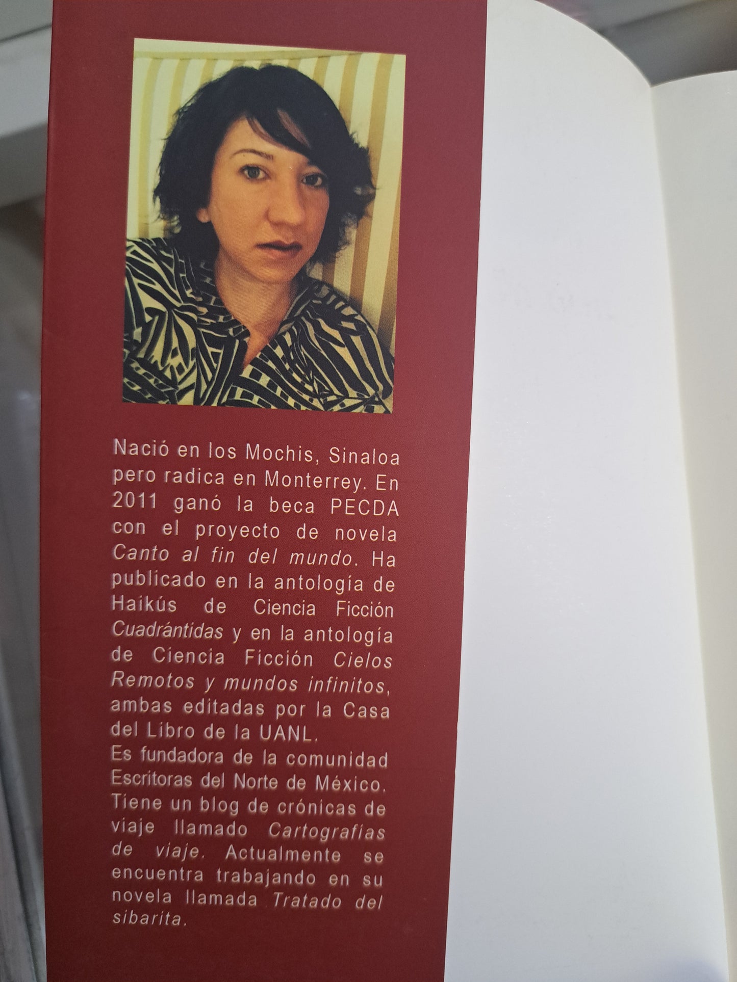 CANTO AL FINAL DEL MUNDO VANESSA GARZA USADO NOVELA JUÁREZ