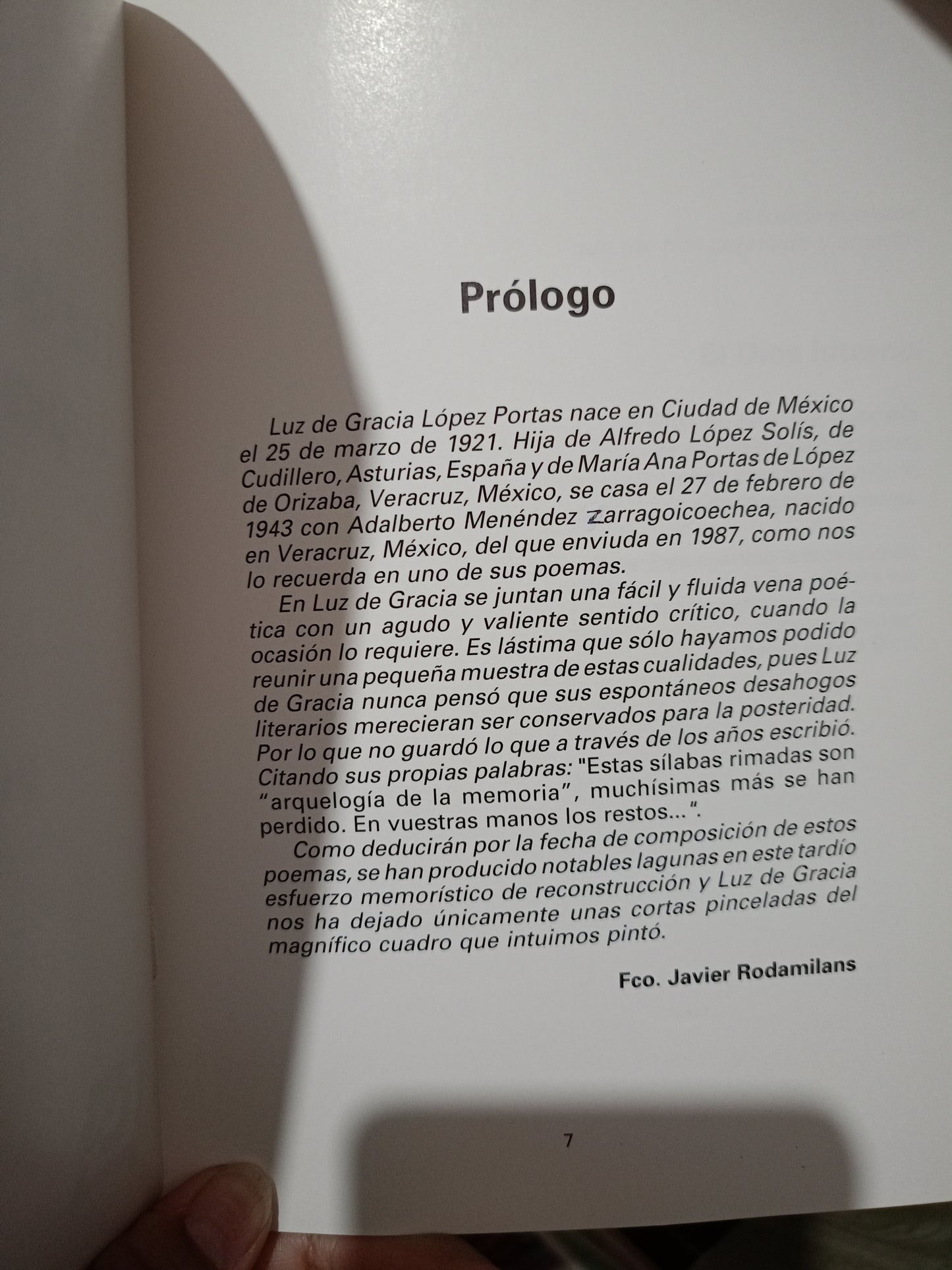 LUZ DE GRACIA POEMAS USADO POESIA LITERARIO 305