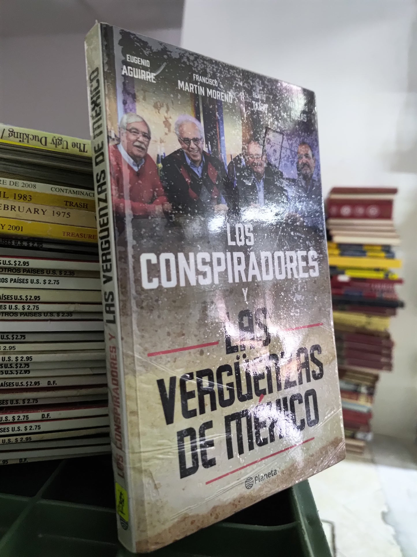 LOS CONSPIRADORES Y LAS VERGUENZAS DE MEXICO POR VARIOS AUTORES USADO POLITICA JUAREZ 515