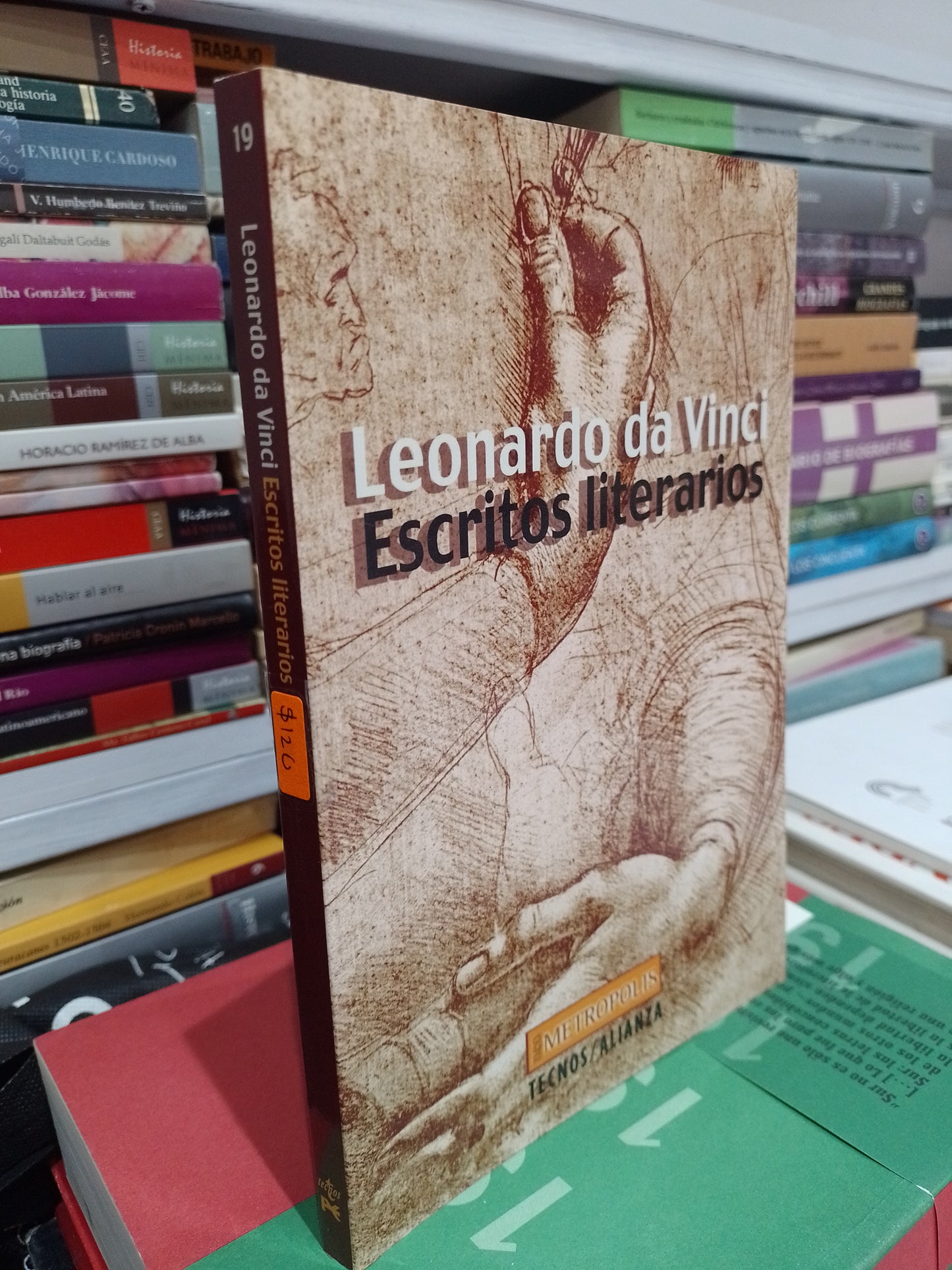 ESCRITORES LITERARIOS POR LEONARDO DA VINCI USADO NOVELA JUAREZ 515