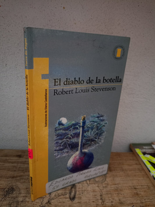 EL DIABLO DE LA BOTELLA POR ROBERT LOUIS STEVENSON USADO NOVELA LITERARIO 305