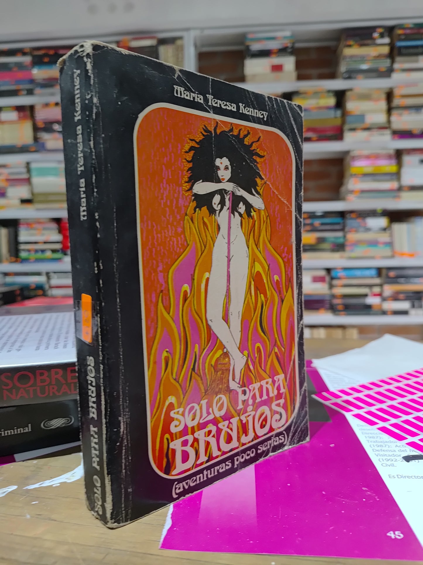 SOLO PARA BRUJOS POR MARIA TERESA KENNY USADO NOVELAS JUAREZ 515