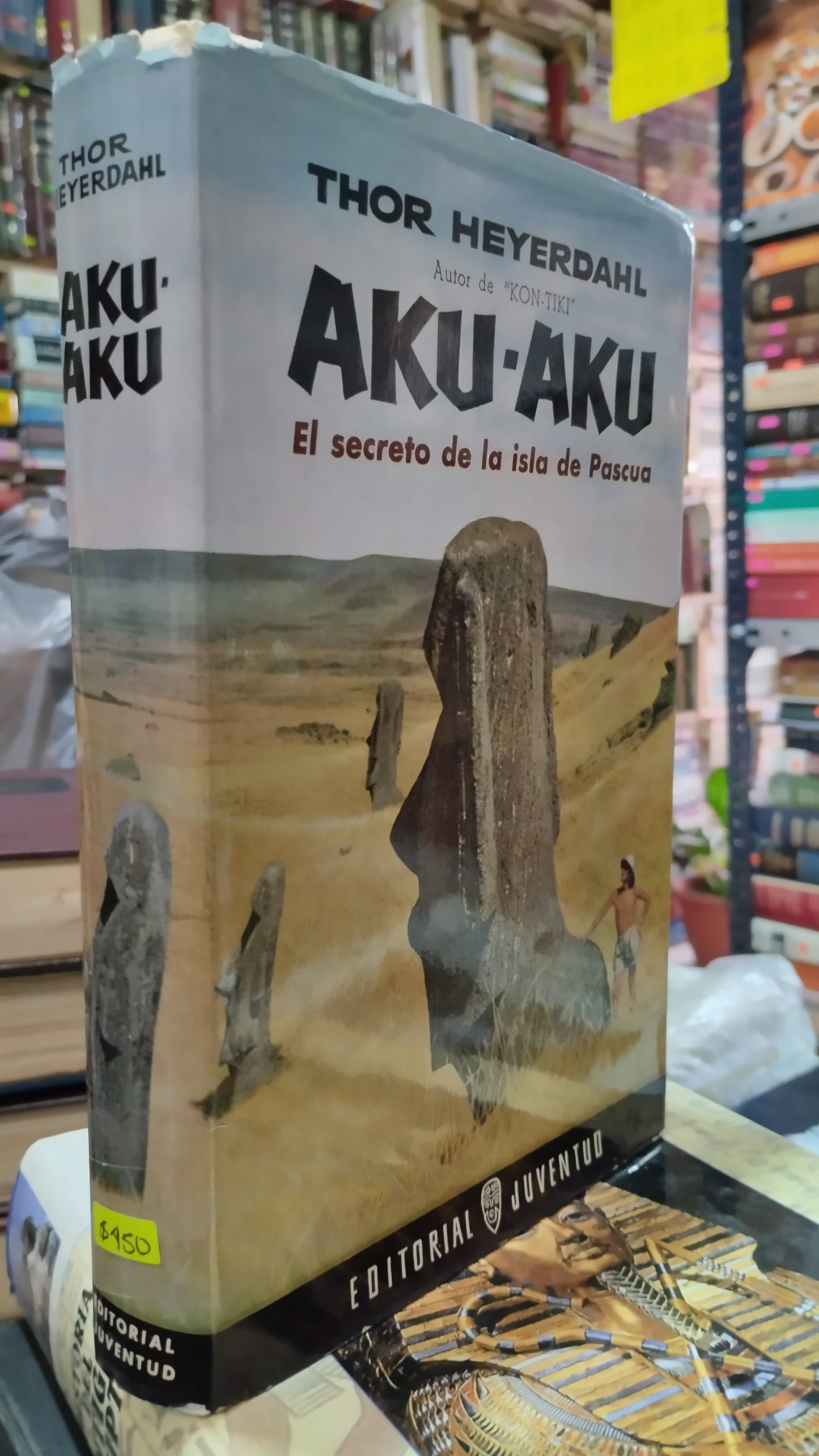 AKU AKU EL SECRETO DE LA ISLA DE PASCUA POR THOR HEYERDAHL LIBRO USADO HISTORIA ALDAMA