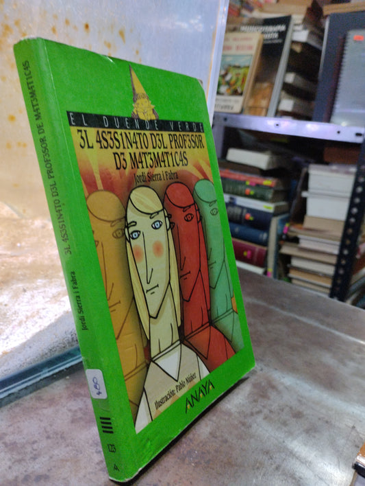 EL ASESINATO DEL PROFESOR DE MATEMATICAS POR JORDI SIERRA I FABRA USADO NOVELAS ALDAMA