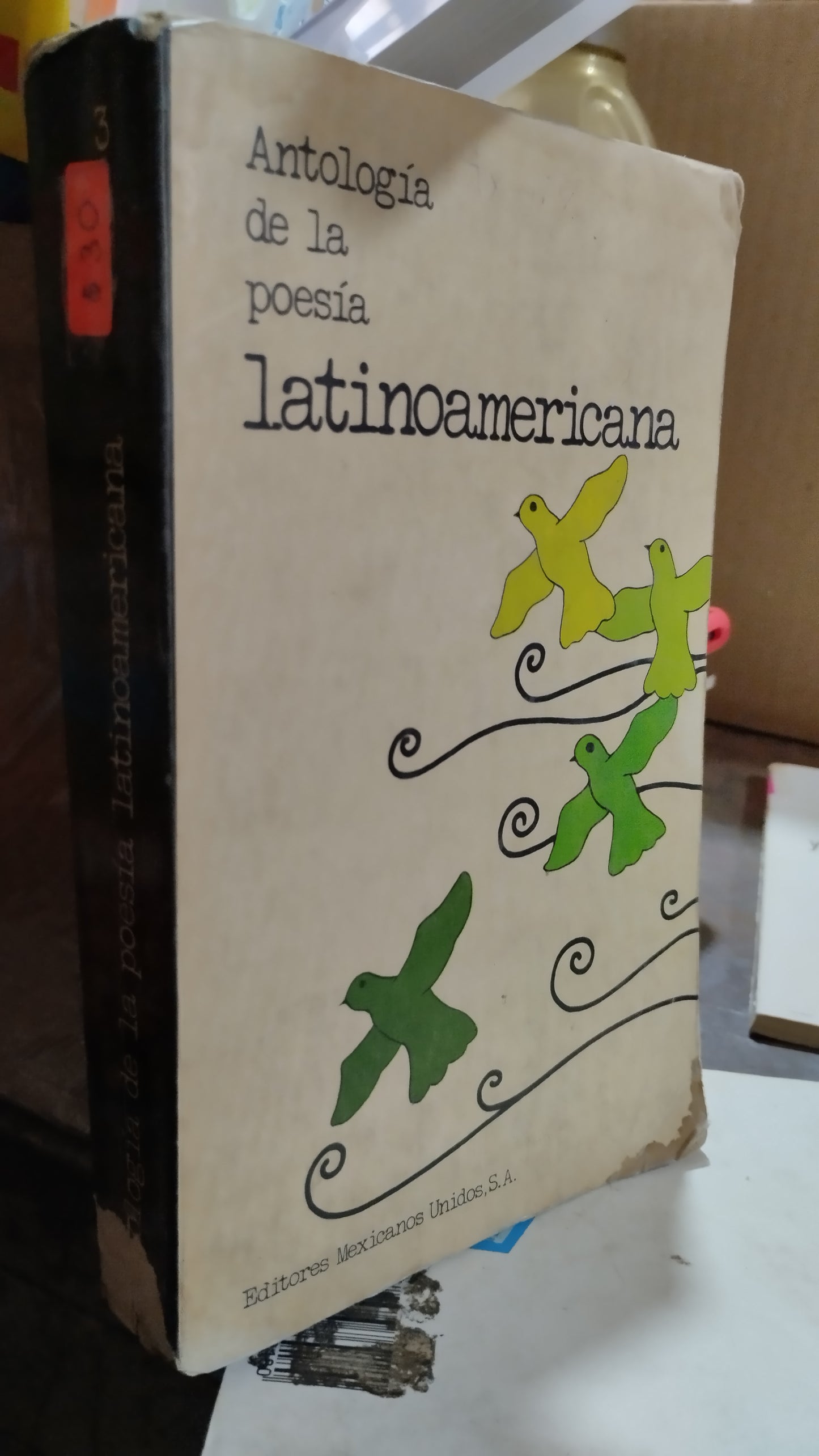 ANTOLOGIA DE LA POESIA LATINOAMERICANA LIBRO USADO POLITICA ALDAMA