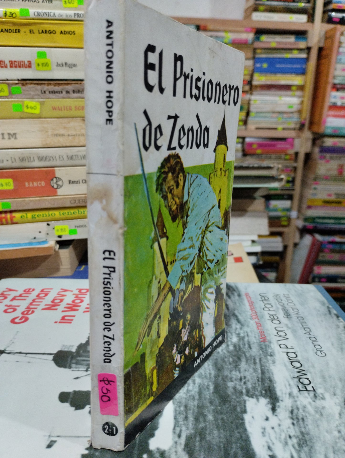EL PRISIONERO DE ZENDA POR ANTONIO HOPE USADO NOVELAS ALDAMA