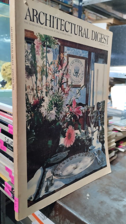 ARCHITECTURAL DIGEST JANUARY 1983 LIBRO USADO ARTE ALDAMA