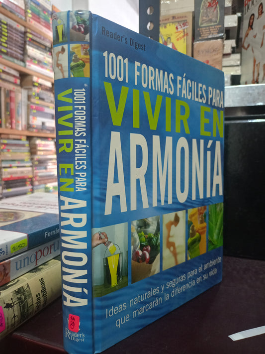 1001 FORMAS FACILES PARA VIVIR EN ARMONIA USADO SALUD LITERARIO 305