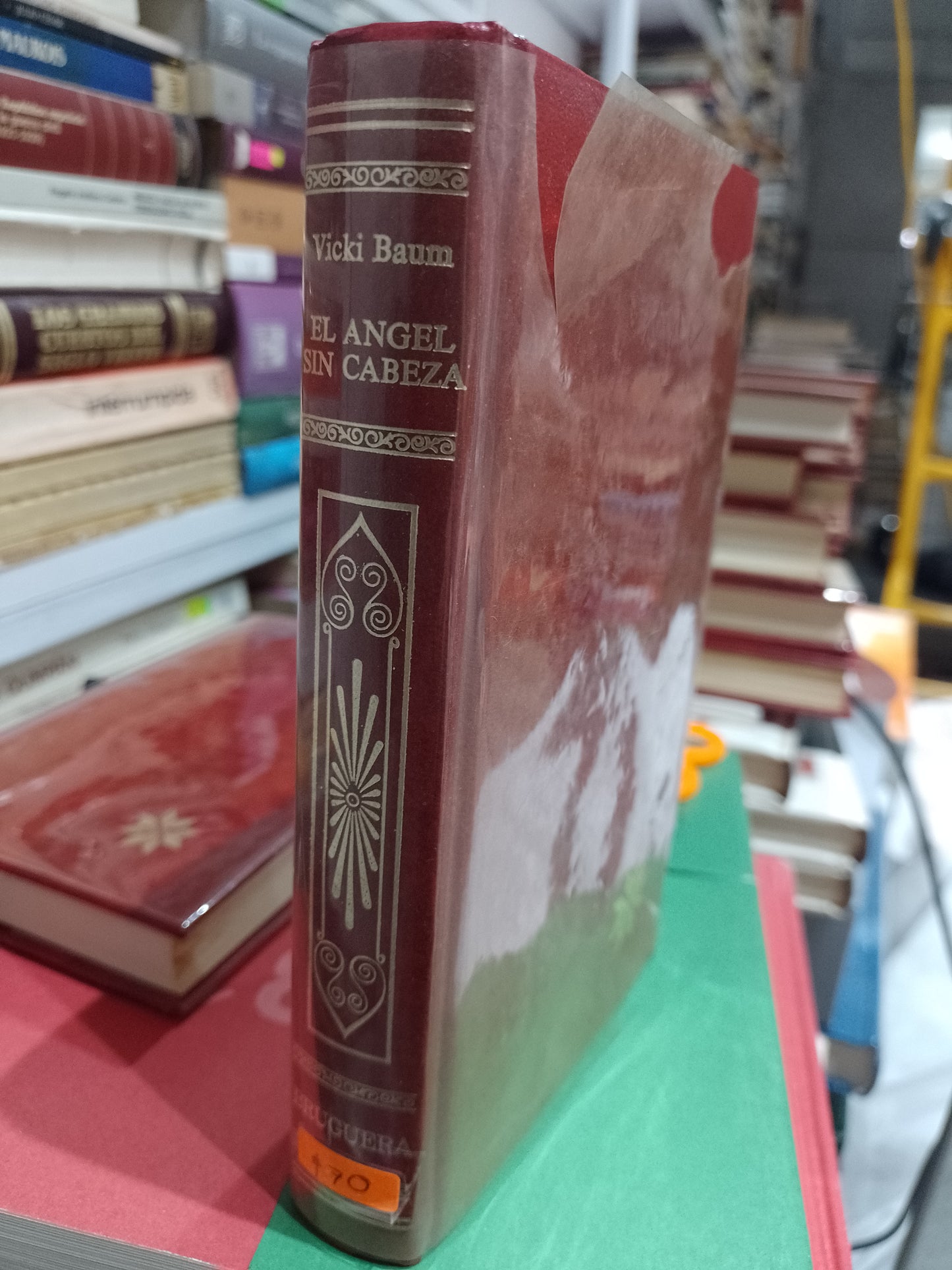 EL ANGEL SIN CABEZA POR VICKY BAUM USADO NOVELA JUAREZ 515