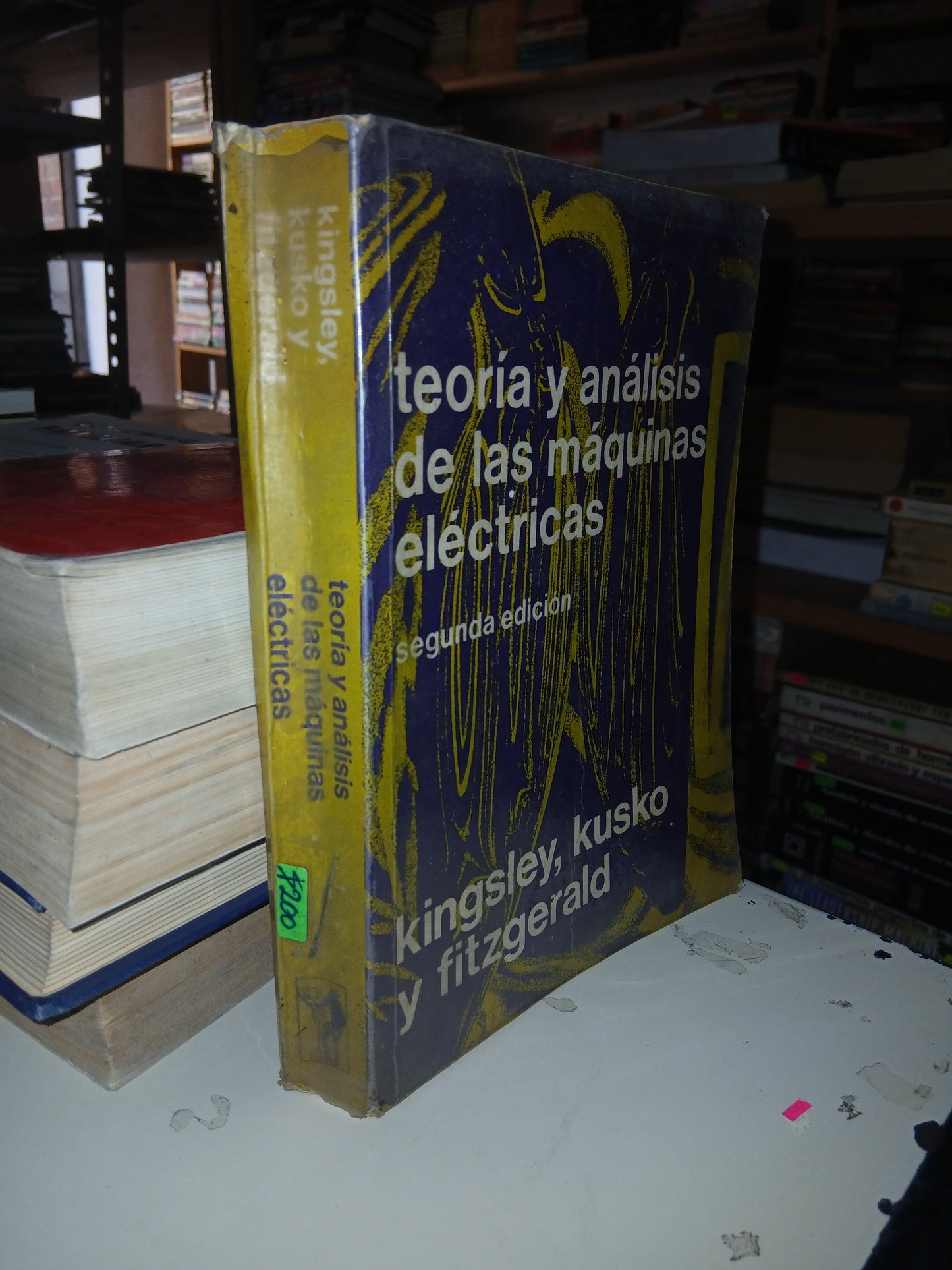 TEORÍA Y ANÁLISIS DE LAS MÁQUINAS ELÉCTRICAS POR KINGSLEY, KUSKO Y FITZGERALD USADO ELECTRÓNICA LITERARIO 207