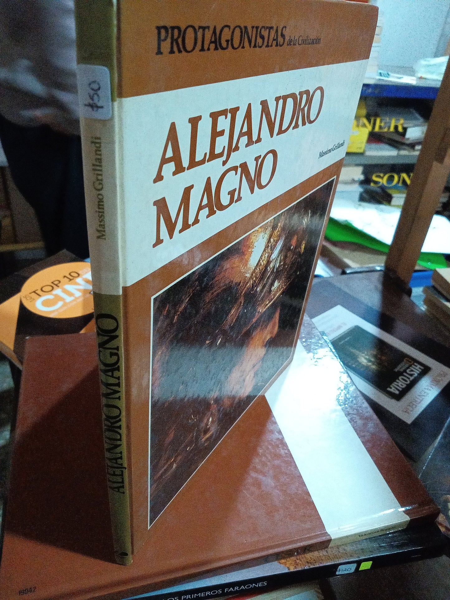 PROTAGONISTAS DE LA CIVILIZACIÓN ALEJANDRO MAGNO POR MASSIMO GRILLANDI USADO HISTORIA ALDAMA