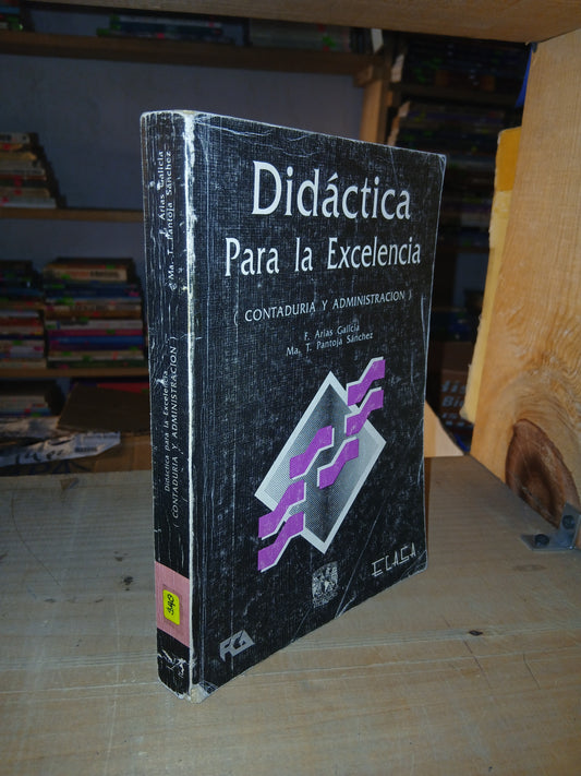 DIDÁCTICA PARA LA EXCELENCIA (CONTADURÍA Y ADMINISTRACIÓN) POR F. ARIAS GALICIA Y MA. T. PANTOJA SÁNCHEZ USADO ADMINISTRACIÓN LITERARIO 207