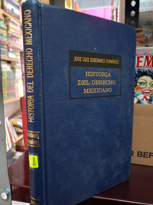 HISTORIA DEL DERECHO MEXICANO POR JOSE LUIS SOBERANES FERNANDEZ USADO DERECHO LITERARIO 305