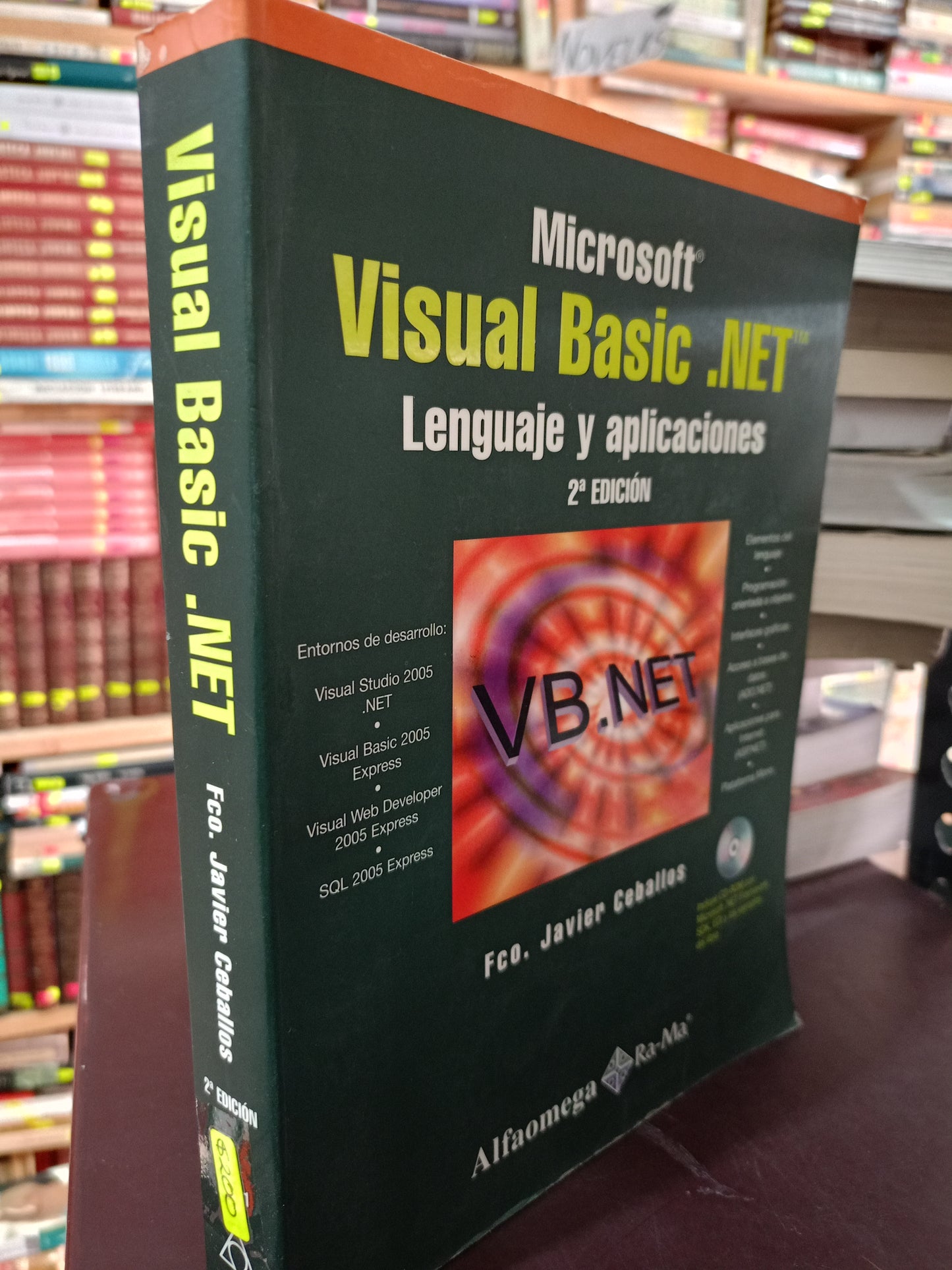 VISUAL BASIC NET POR FCO. JAVIER CABALLOS USADO COMPUTACIÓN LITERARIO 305