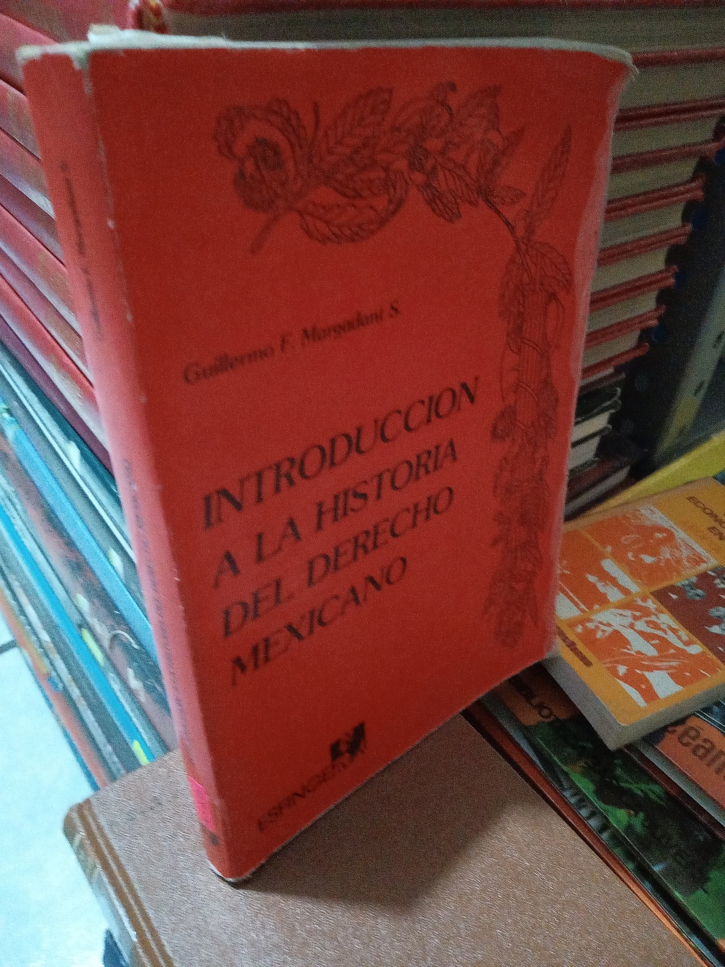 INTRODUCCIÓN A LA HISTORIA DEL DERECHO MEXICANO POR GUILLERMO F MORGADONI S USADO DERECHO JUÁREZ